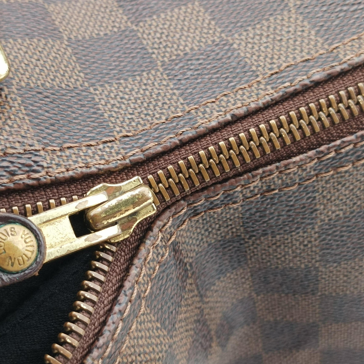 Secondhand Louis Vuitton Speedy 30 EBENE Damier Canvas N41523 handbag | stylenewstar