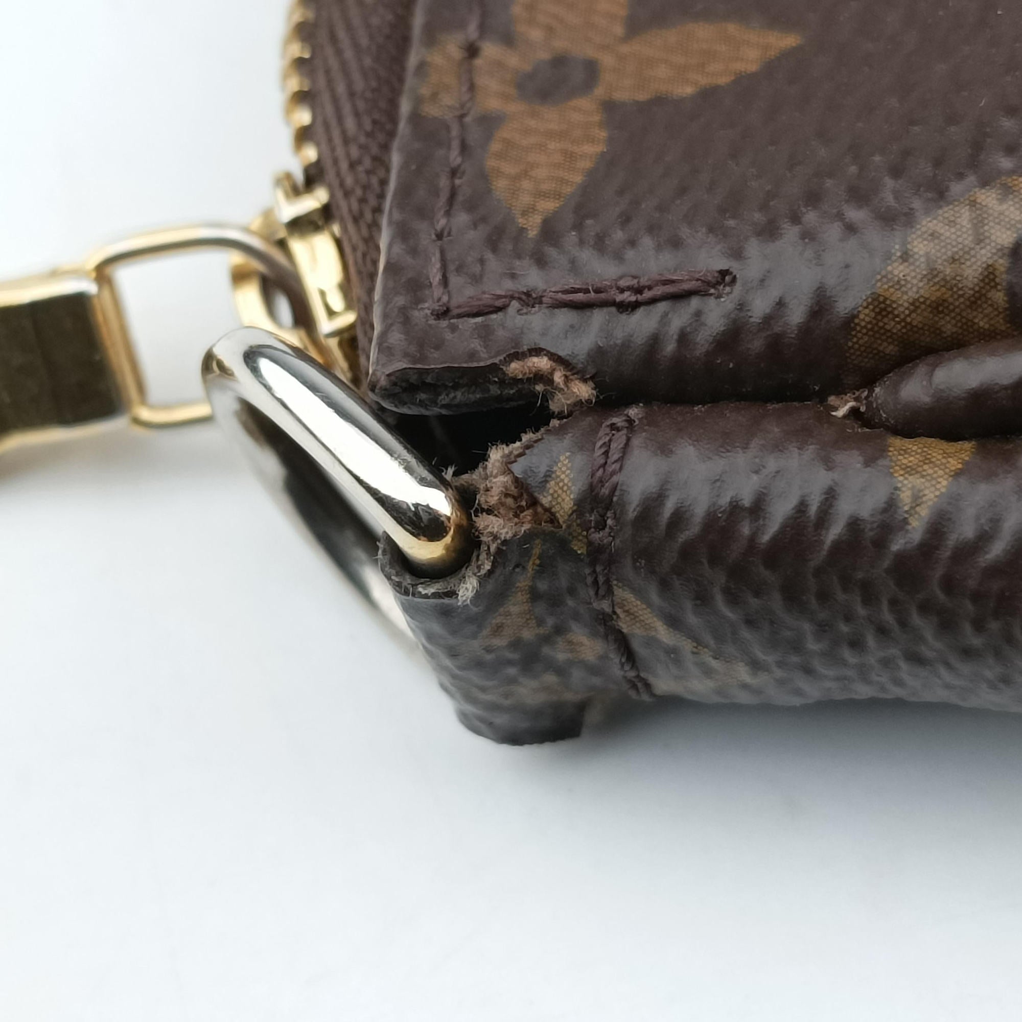 MULTI POCHETTE ACCESSOIRES brown×khaki Monogram Canvas M44840 IC Chipミュルティポシェットアクセソワール モノグラム/ブラウン×カーキ モノグラムキャンバス M44840 ICチップ