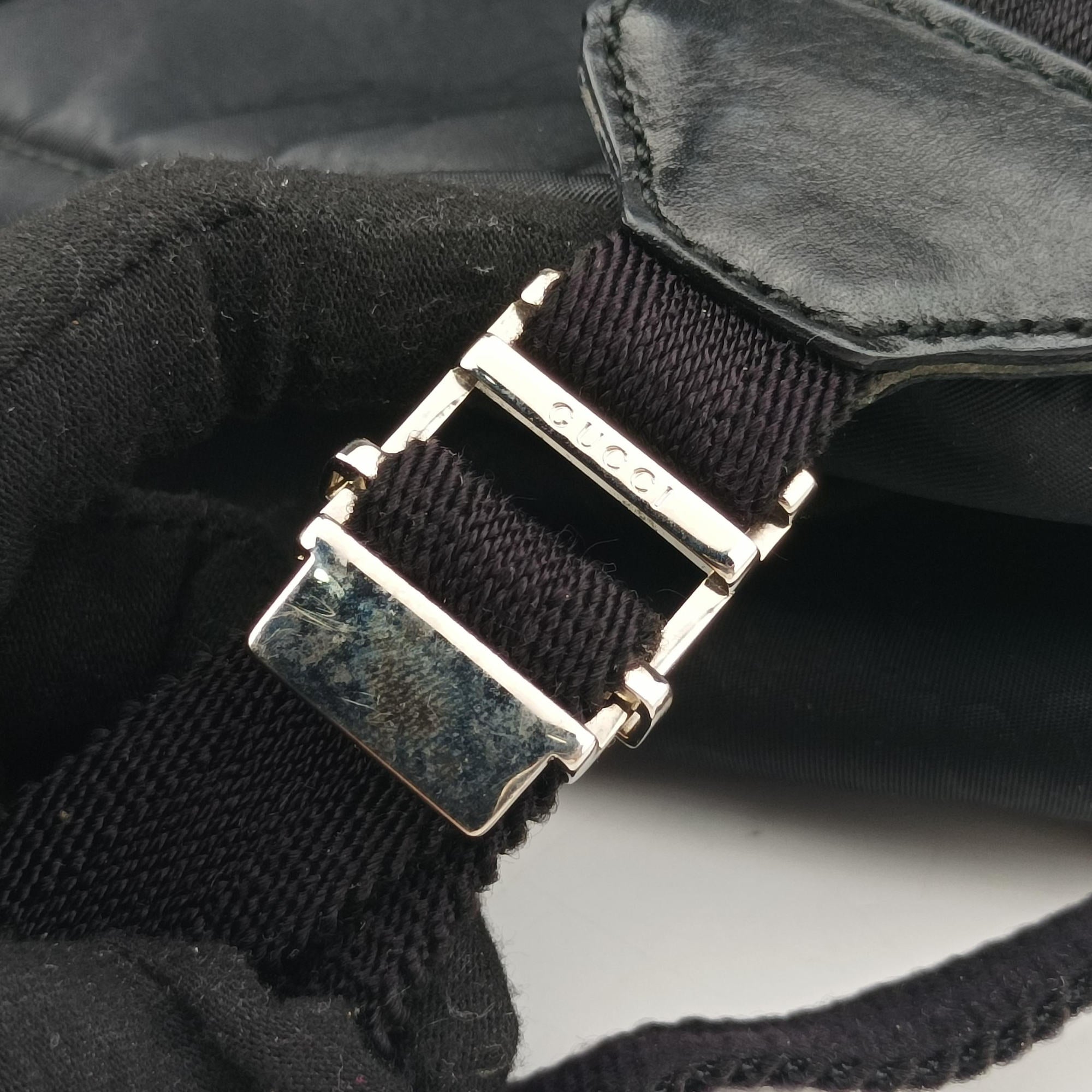 Guccissima Nylon Black nylon 190278 F013812950GGグッチシマ ナイロン ブラック ナイロン 190278 F013812950