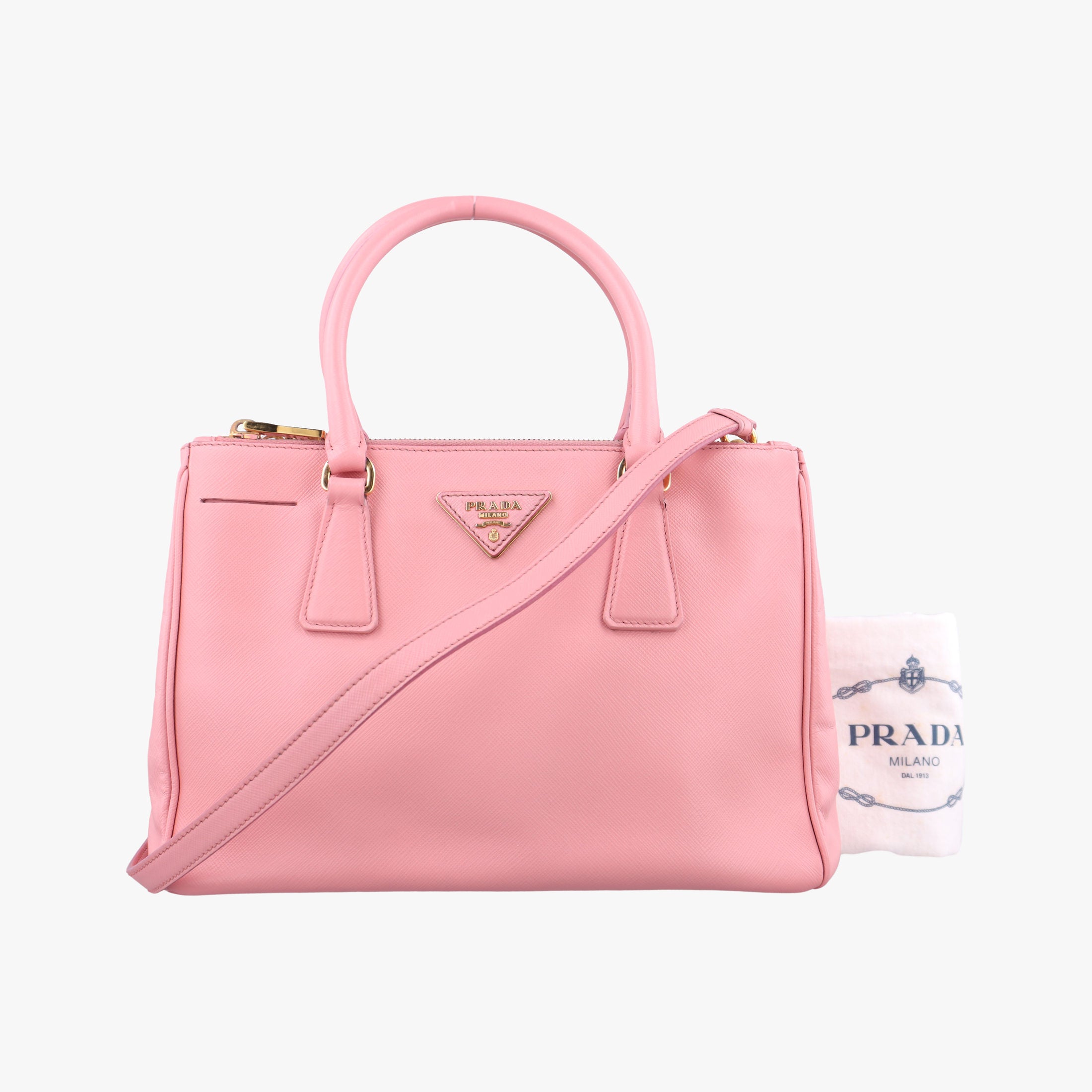 Galleria Pink SAFFIANO Leather BN1786 110 Pガレリア ピンク サフィアーノレザー BN1786 110 P