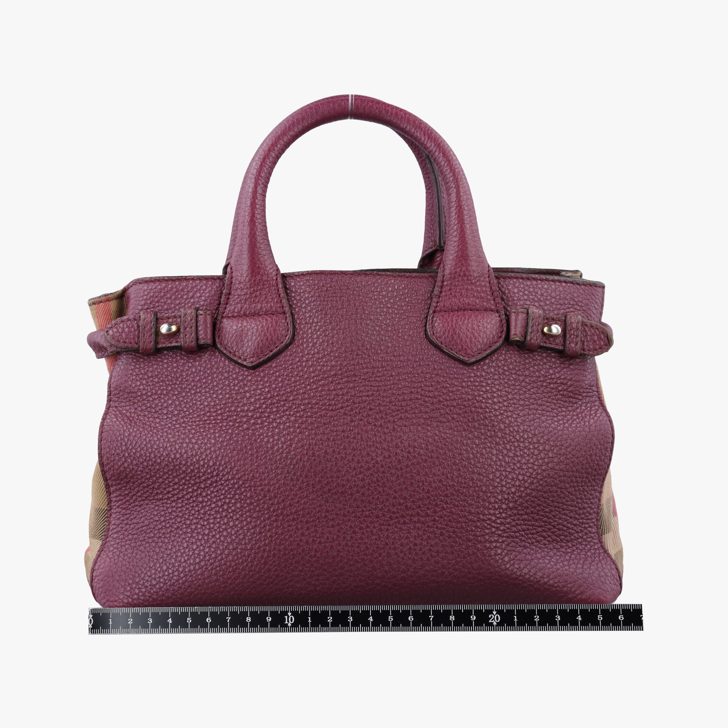 The Banner Burgundy×Multicolor Leather × canvas ITCFAND10SCA 3962173/65Bバナー ワインレッド×マルチカラー レザー×キャンバス ITCFAND10SCA 3962173/65B