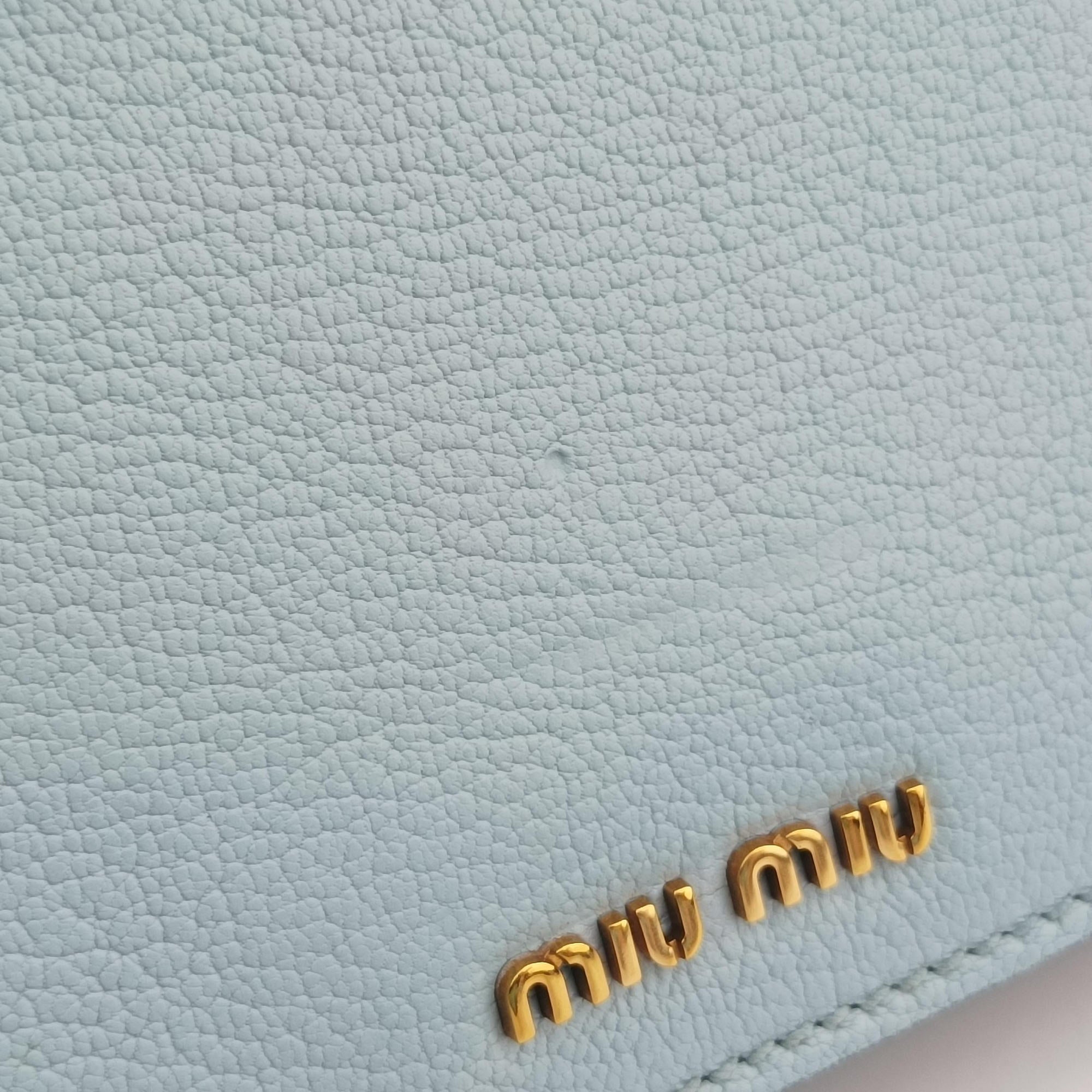 Miu Lady Blue×multiclor Leather 235ミュウレディ ブルー×マルチカラー レザー 235