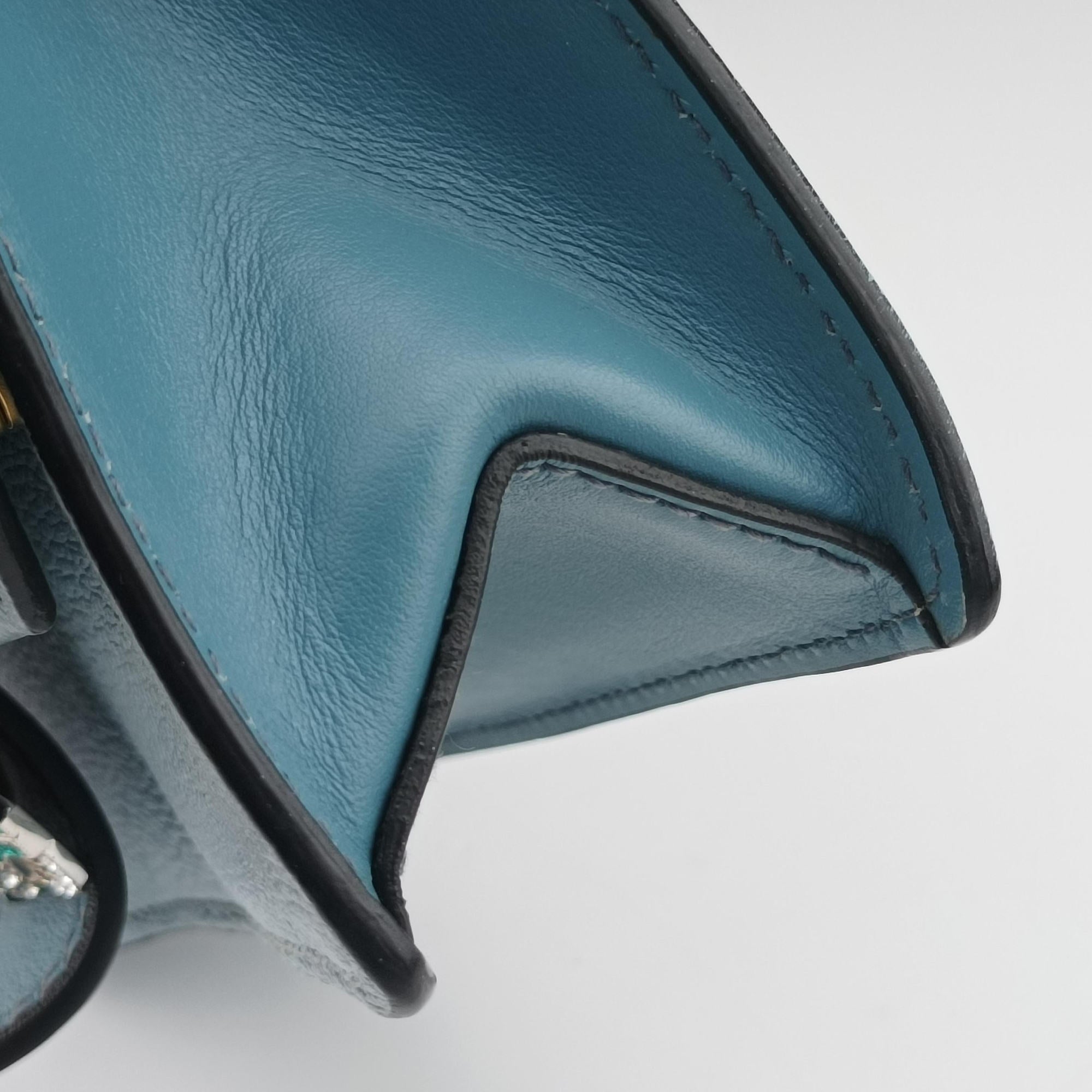 Miu Lady Blue×multiclor Leather 235ミュウレディ ブルー×マルチカラー レザー 235