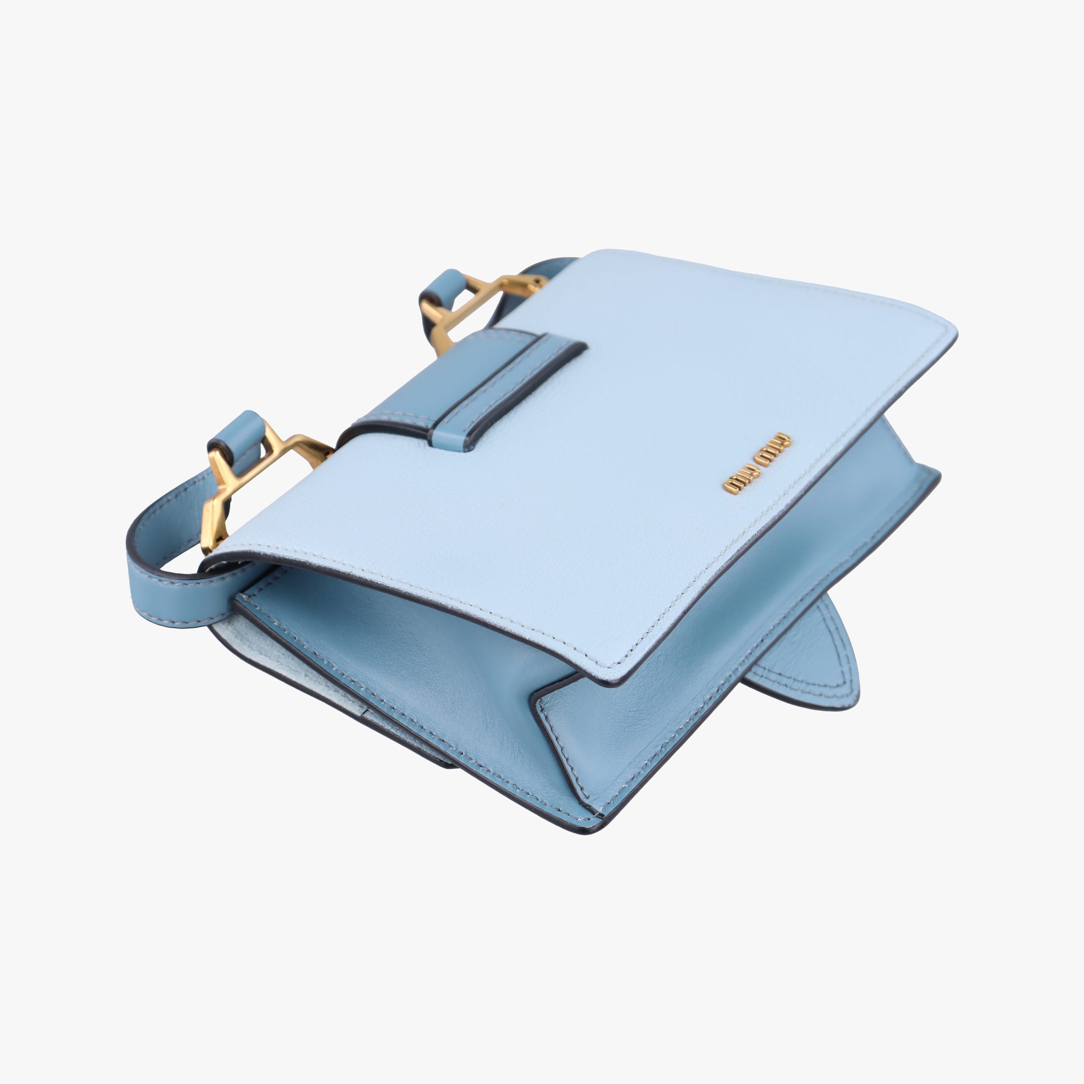 Miu Lady Blue×multiclor Leather 235ミュウレディ ブルー×マルチカラー レザー 235