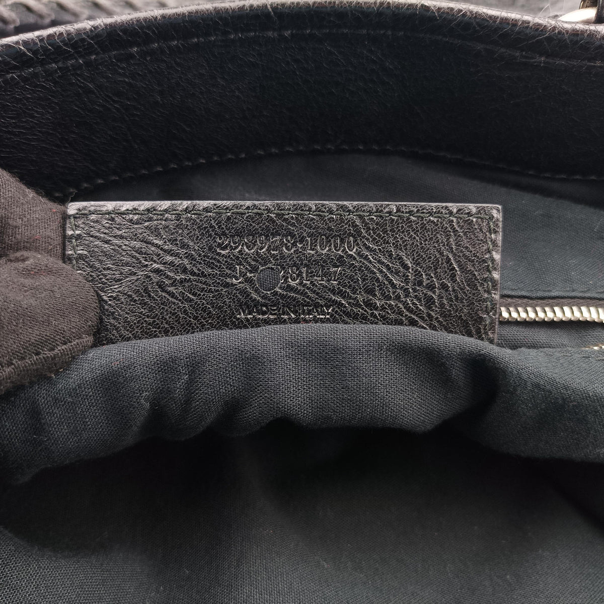 Secondhand Balenciaga Classic Black Arena Lambskin shoulderbag | stylenewstar