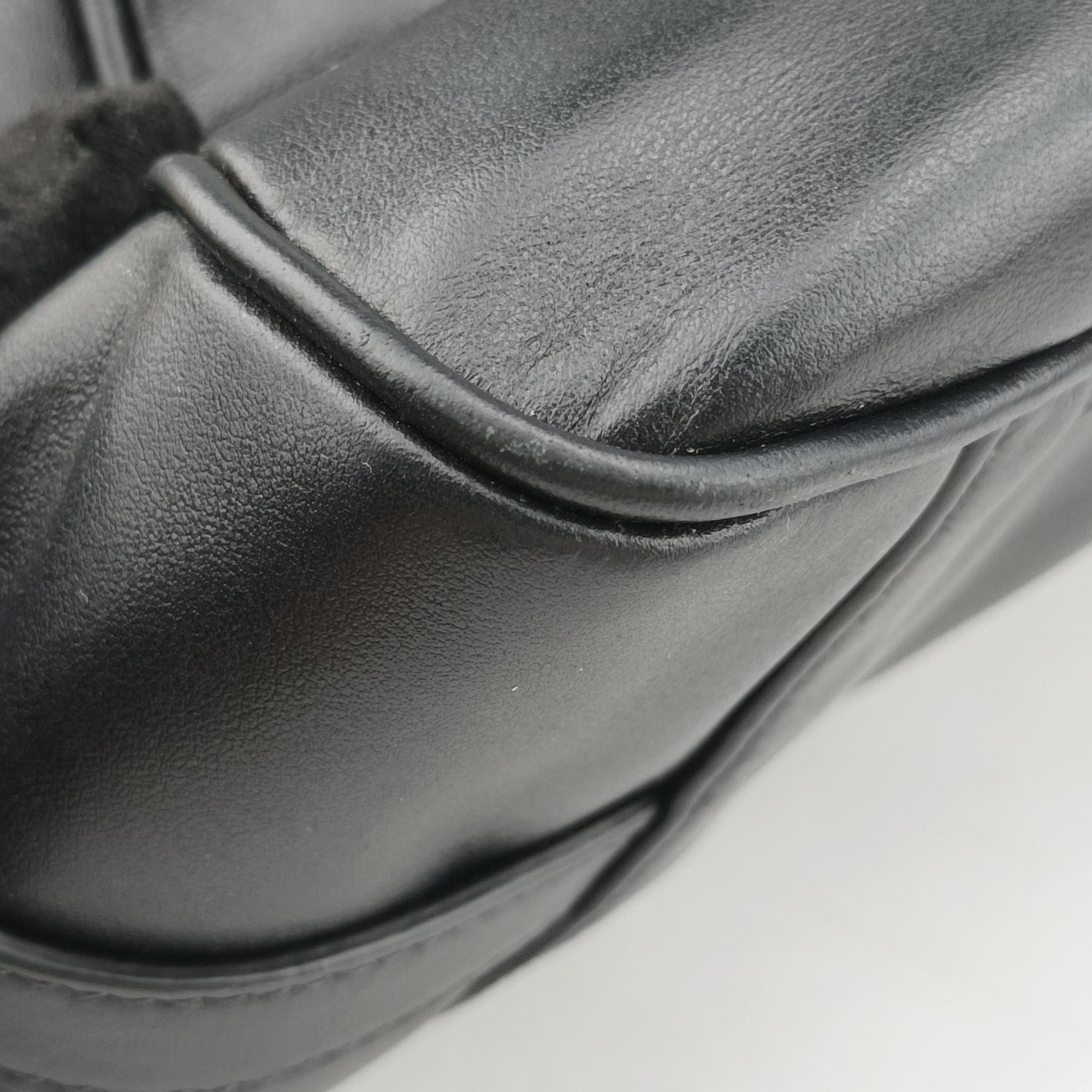 Vitello Daino Logo Black Leather BN1903 173ヴィッテロ ダイノ ロゴ ブラック レザー BN1903 173