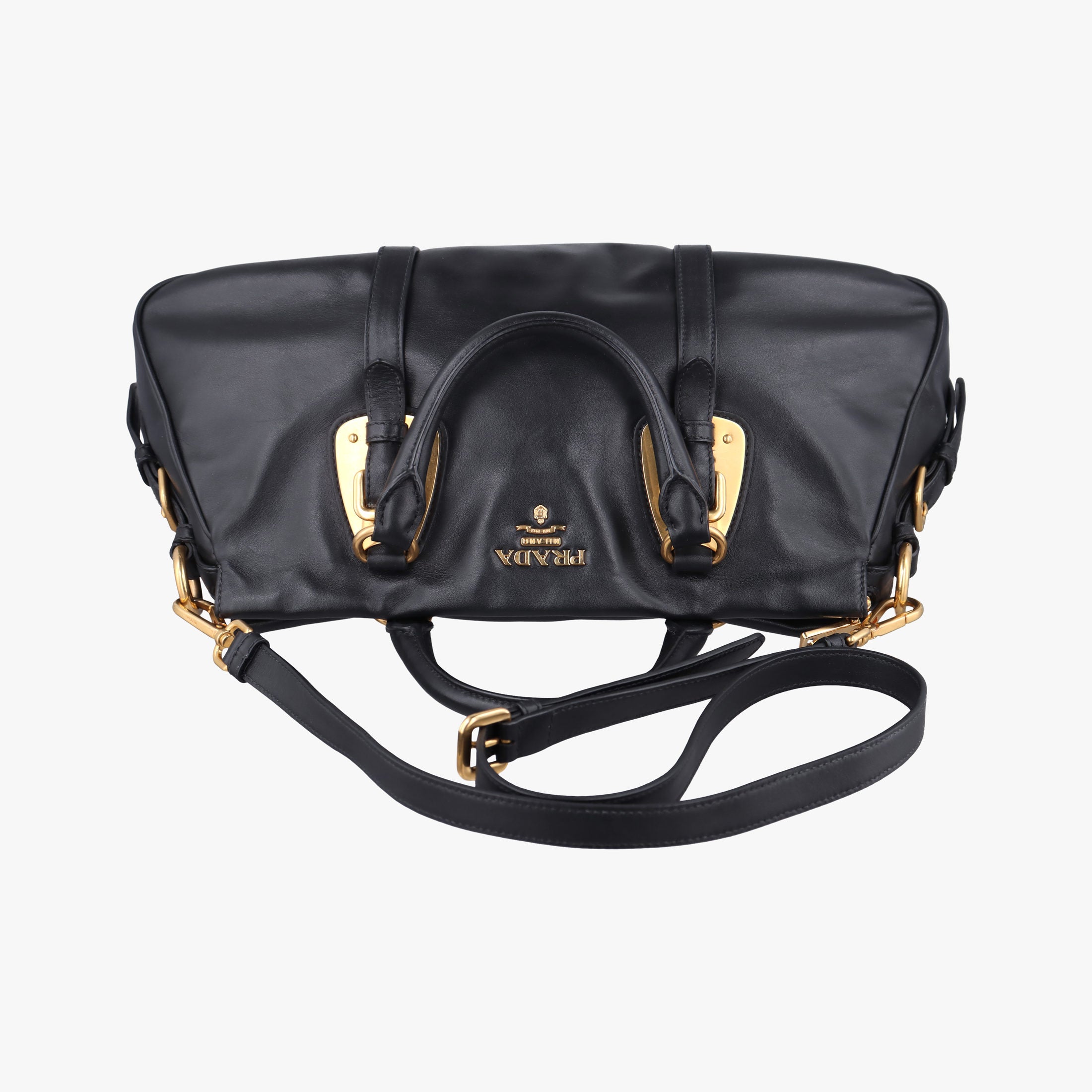 Vitello Daino Logo Black Leather BN1903 173ヴィッテロ ダイノ ロゴ ブラック レザー BN1903 173