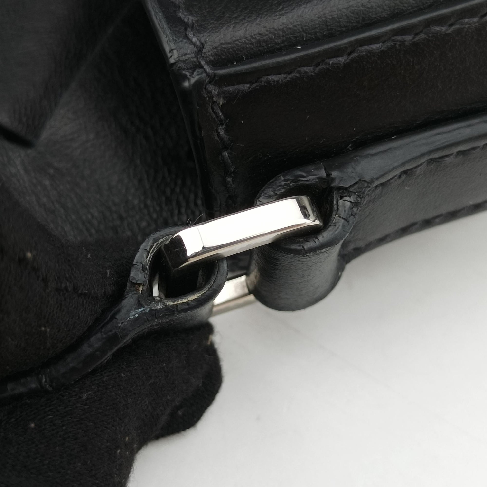 Vitello Intreccio Tress Black Leather 7/18ヴィッテロ イントレッチオ トレス ブラック レザー 7/18