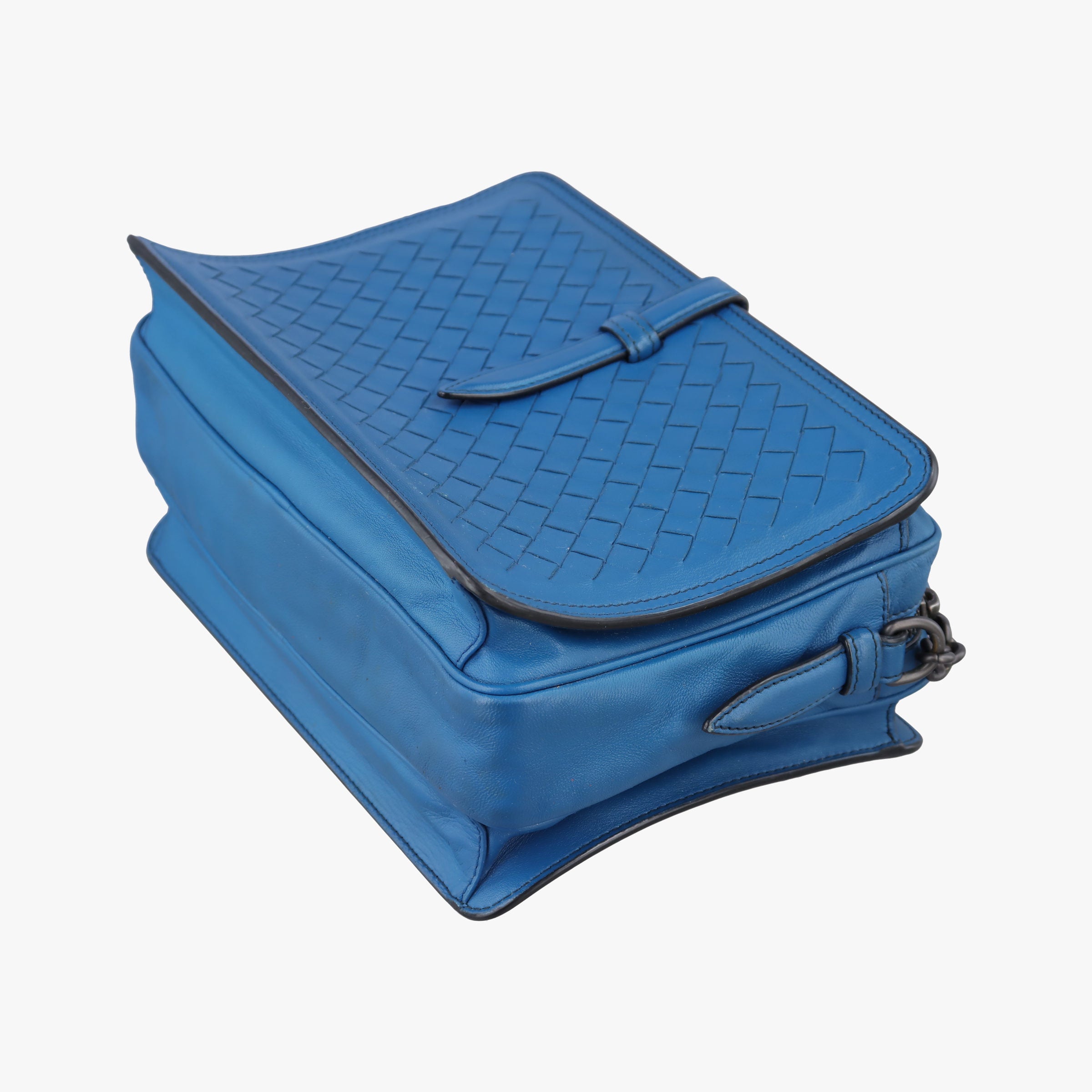 Intrecciato Blue lambskin B05728435Gイントレチャート ブルー ラムスキン B05728435G