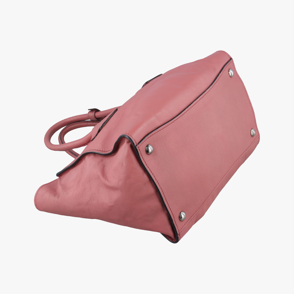 Pre-owned Prada Twin Pocket Winged Tote Pink Leather BN2619 shoulderbag | stylenewstar