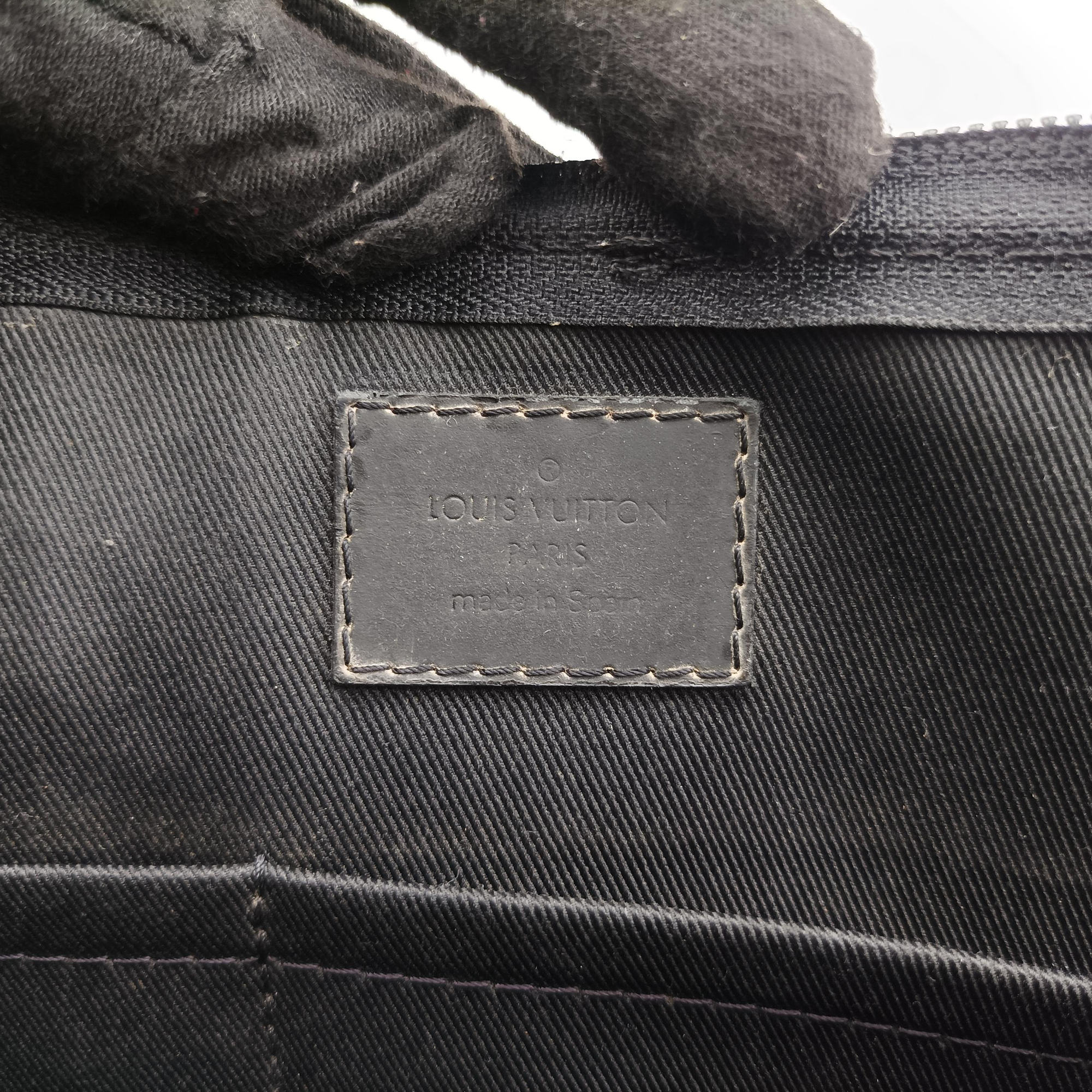 Porte-Documents Jour NM Noir Damier Graphite N48260 CA4117ポルトドキュマンジュール PDJ NM ノワール ダミエ グラフィット N48260 CA4117