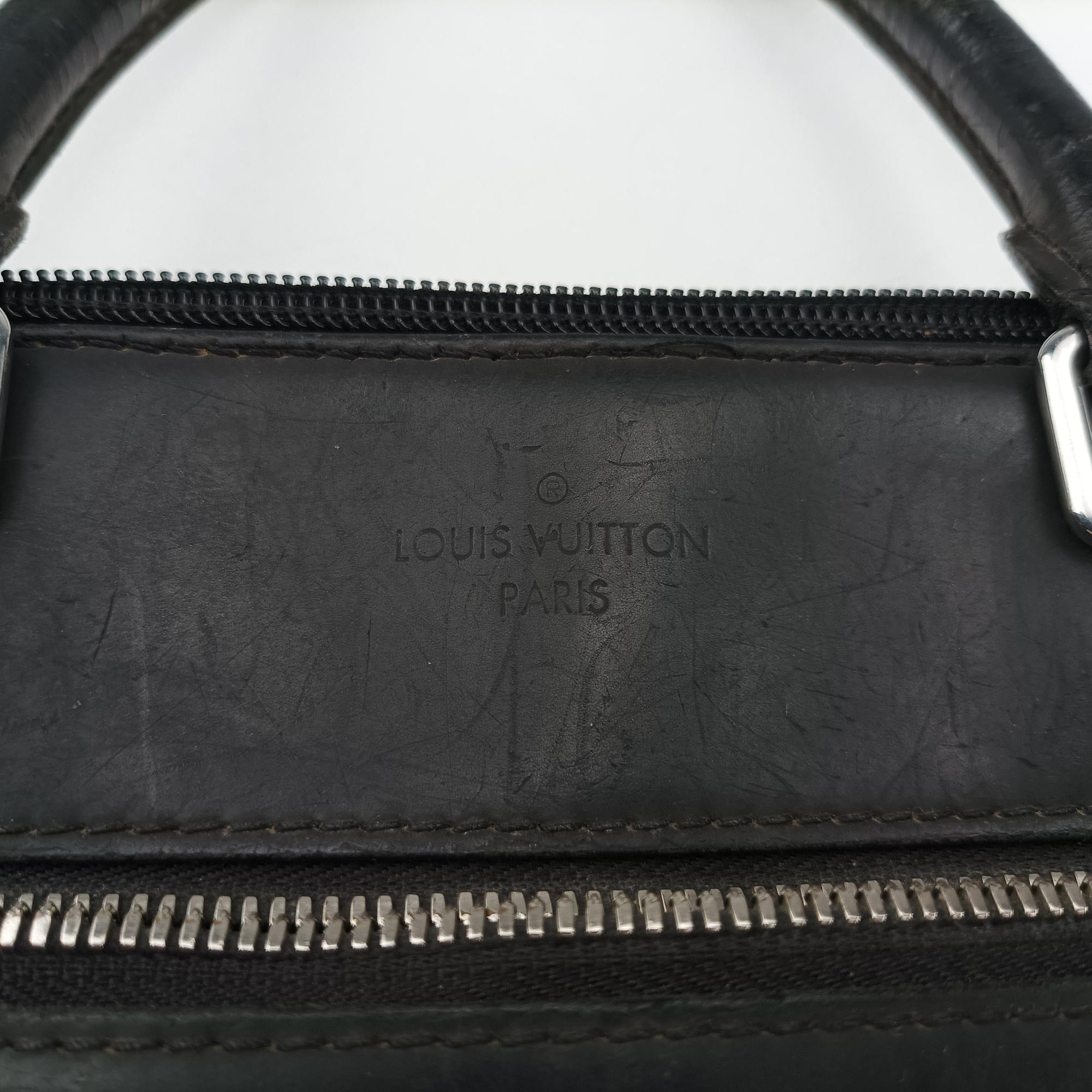 Porte-Documents Jour NM Noir Damier Graphite N48260 CA4117ポルトドキュマンジュール PDJ NM ノワール ダミエ グラフィット N48260 CA4117