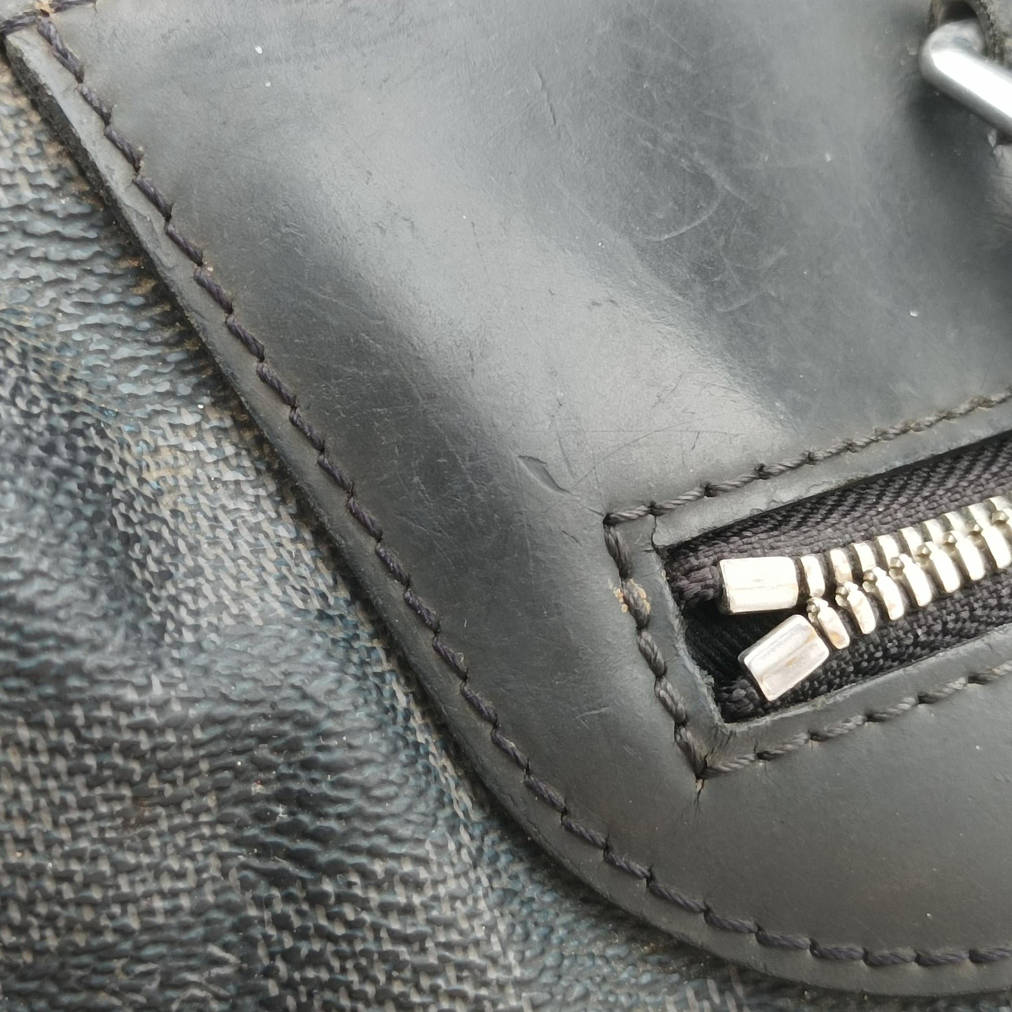 Porte-Documents Jour NM Noir Damier Graphite N48260 CA4117ポルトドキュマンジュール PDJ NM ノワール ダミエ グラフィット N48260 CA4117