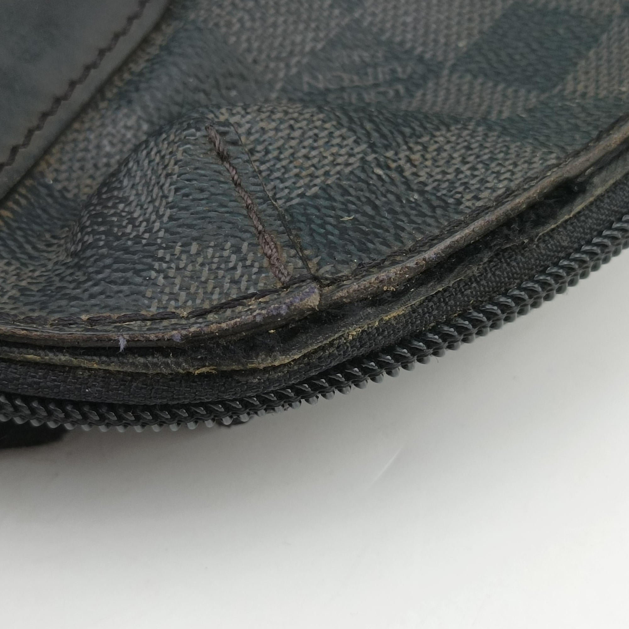 Porte-Documents Jour NM Noir Damier Graphite N48260 CA4117ポルトドキュマンジュール PDJ NM ノワール ダミエ グラフィット N48260 CA4117