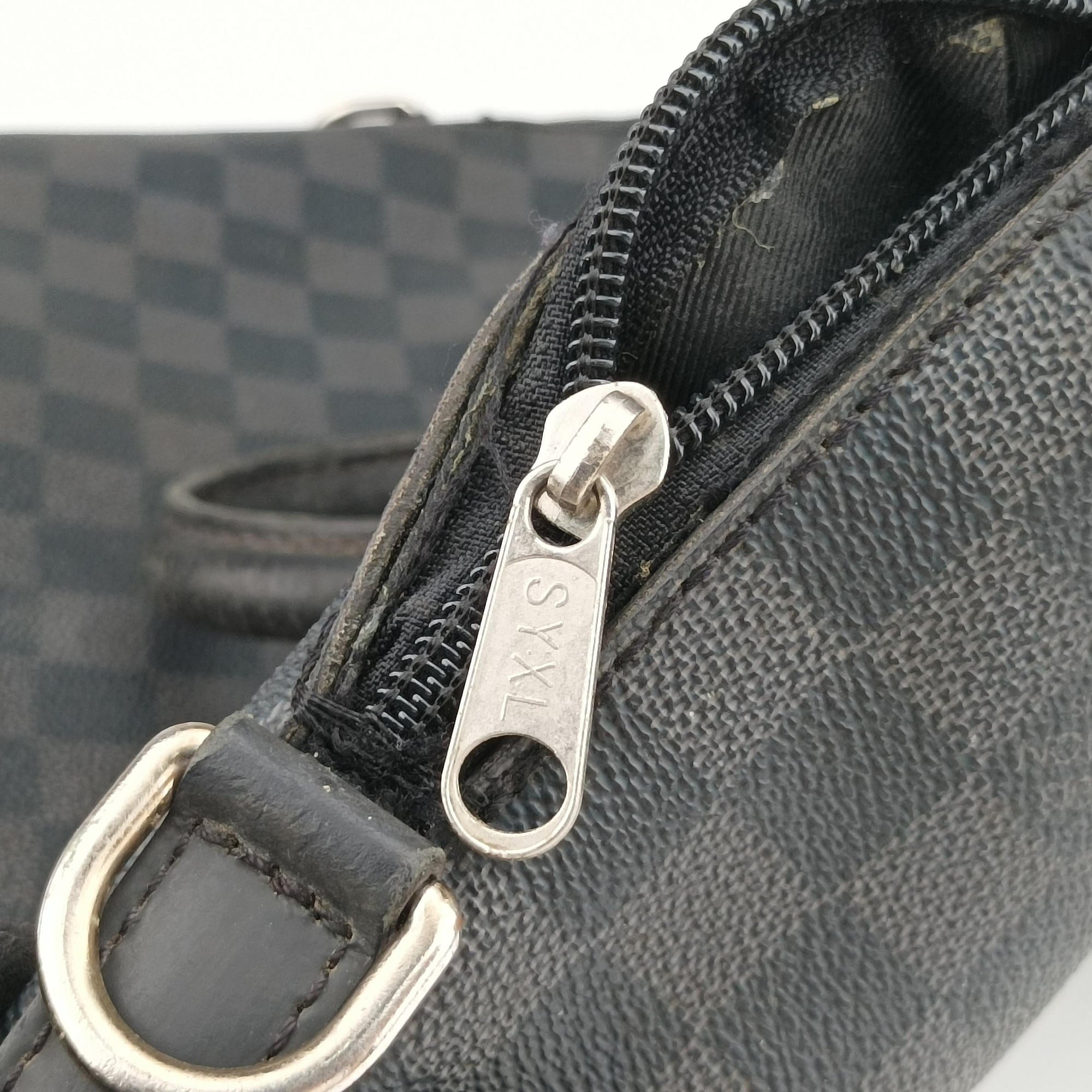 Porte-Documents Jour NM Noir Damier Graphite N48260 CA4117ポルトドキュマンジュール PDJ NM ノワール ダミエ グラフィット N48260 CA4117