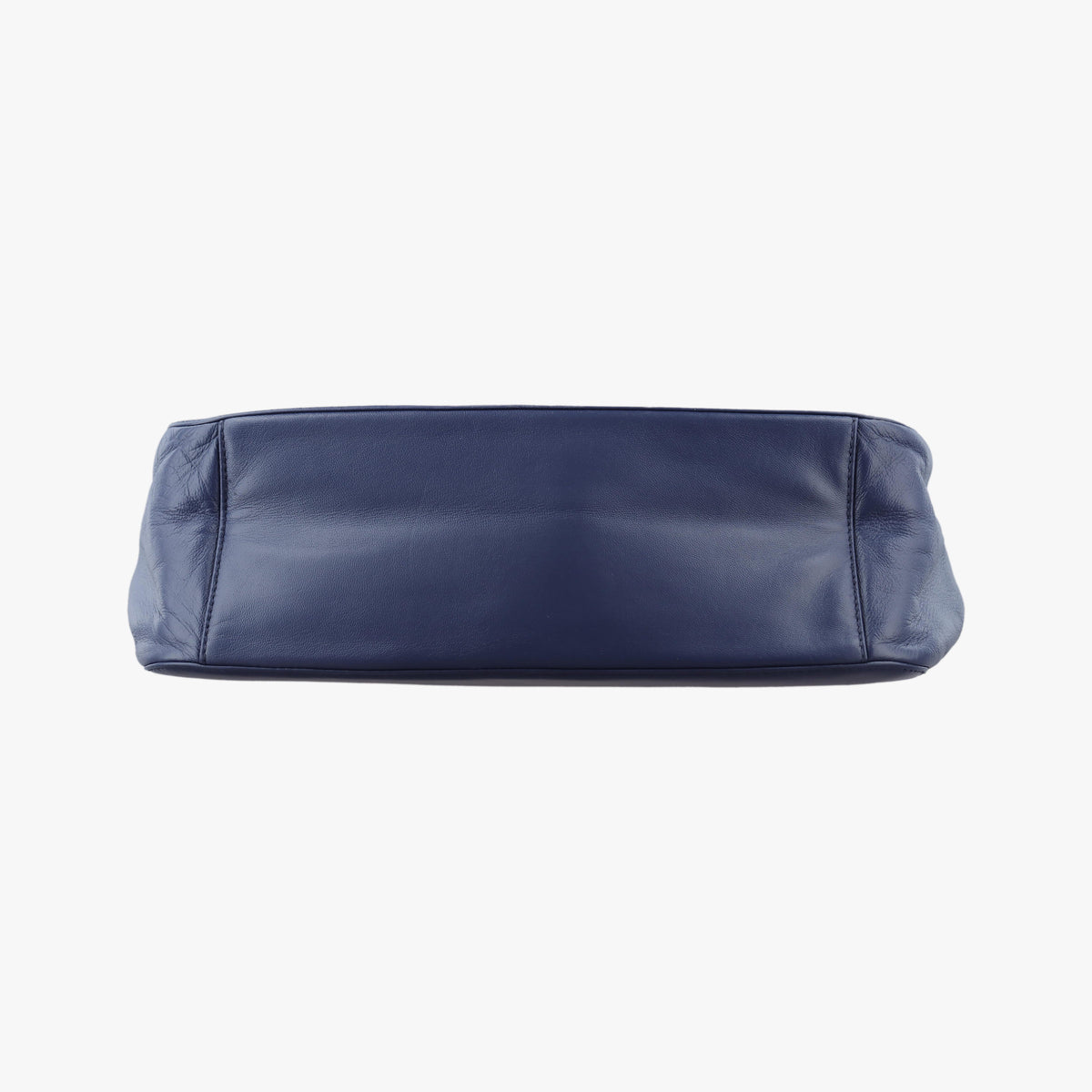 Pre-owned Loewe Anagram Navy Nappa Leather shoulderbag | stylenewstar