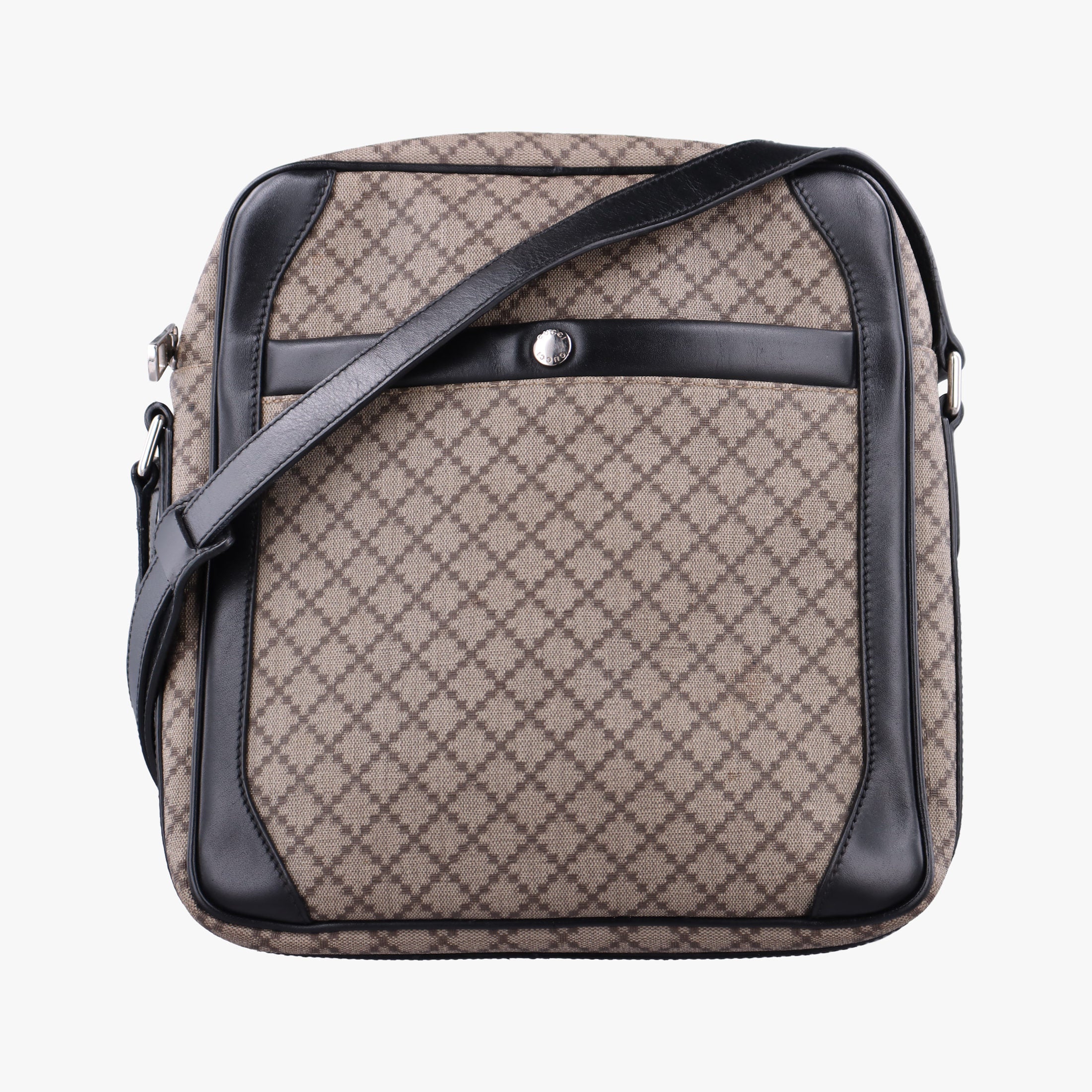 Diamante Brown×black Canvas×Leather 268159 H012470831ディアマンテ ブラウン×ブラック キャンバス×レザー 268159 H012470831