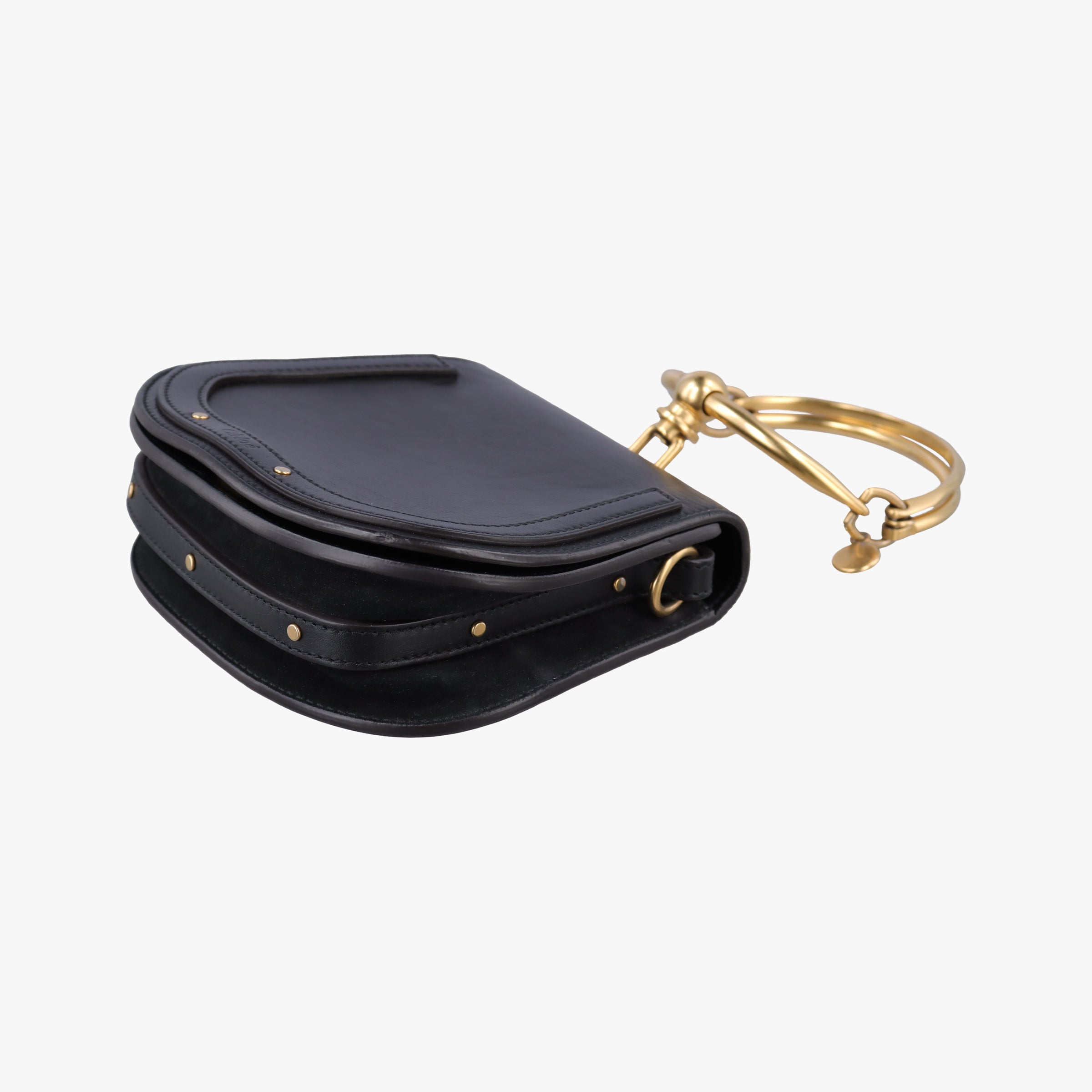 Bracelet Nile Black Leather 02 17 70 65ナイル ブレスレット ブラック レザー 02 17 70 65