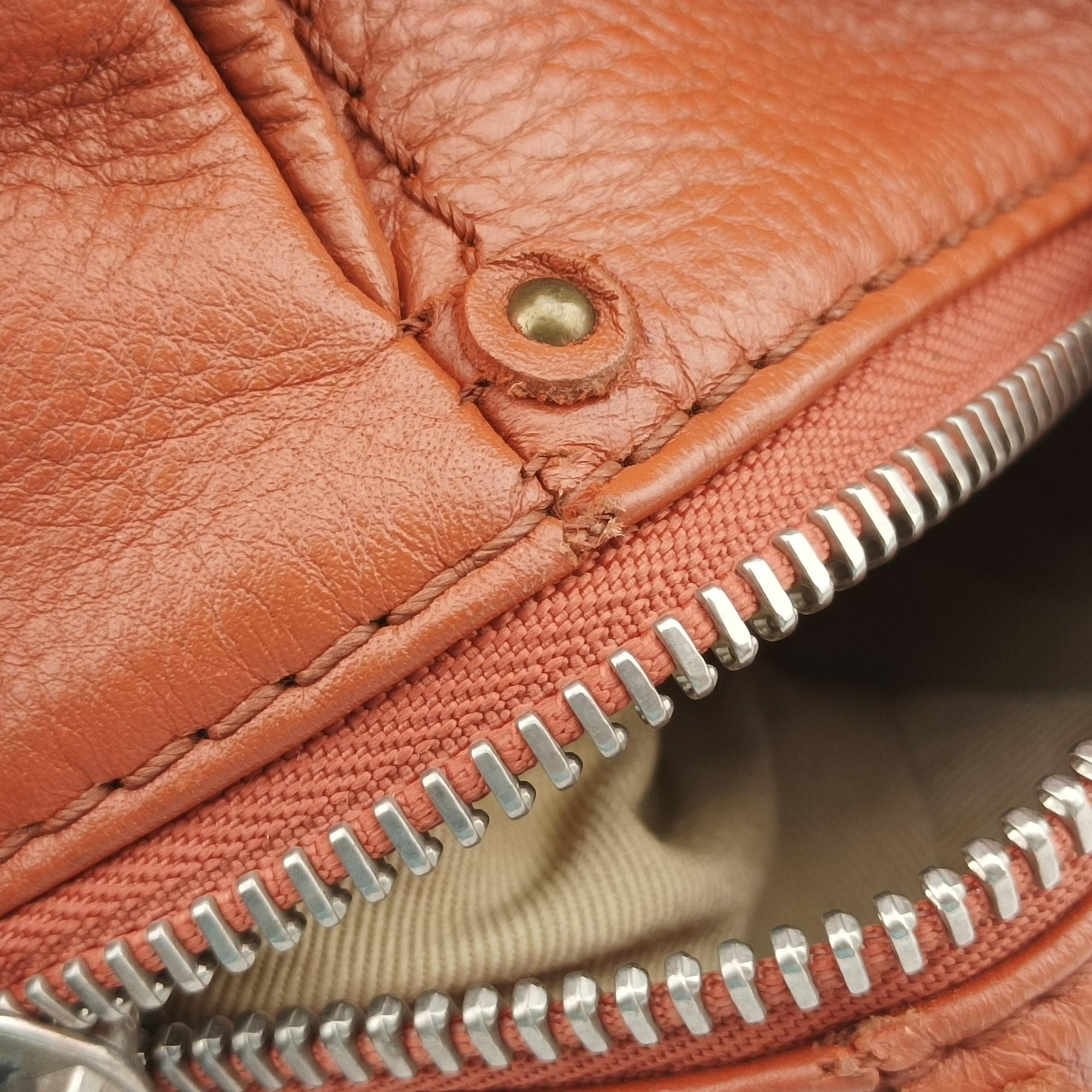 Pre-owned Chloe Paddington Orange Leather handbag | stylenewstar