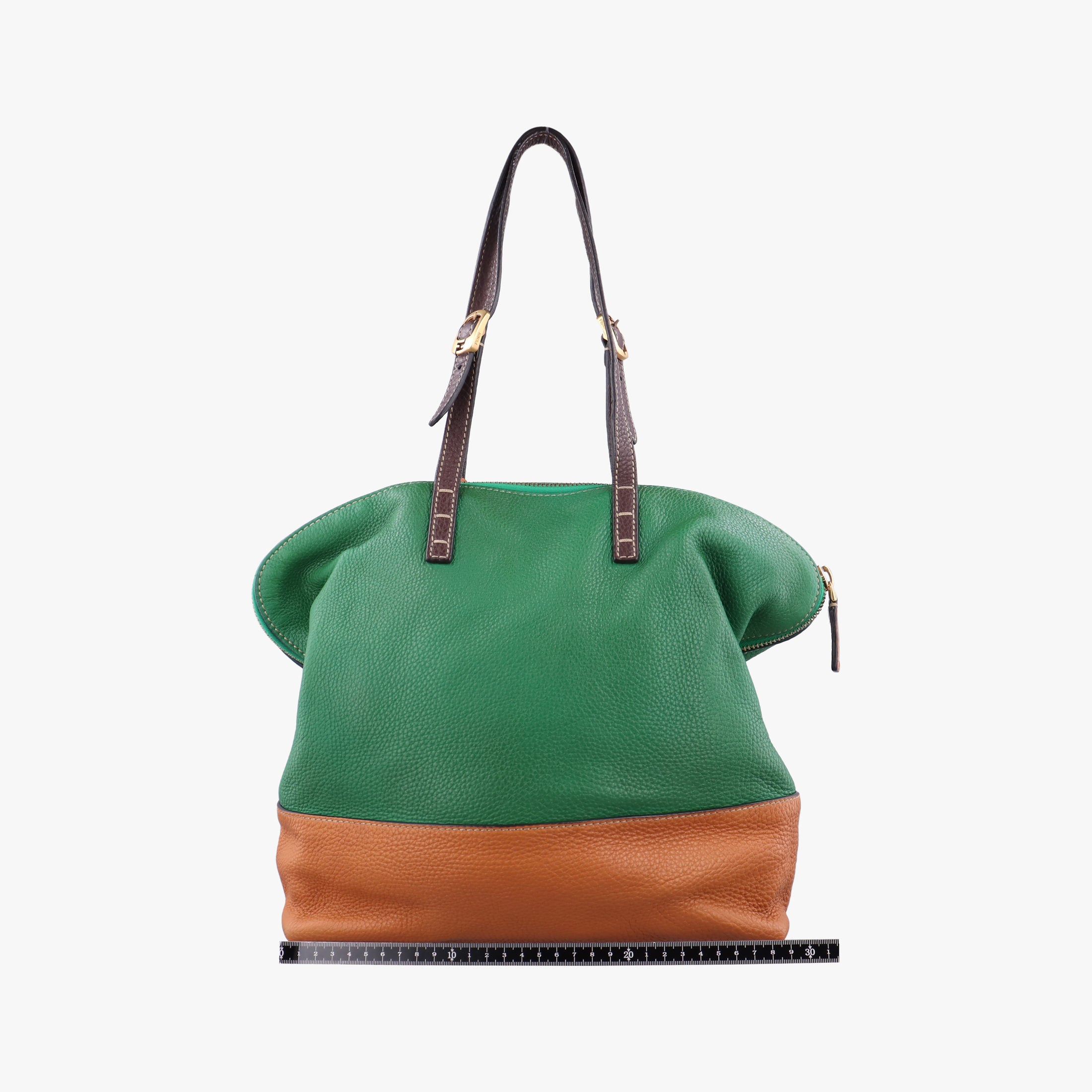 Two Tone Green × Brown Leather 8BN232 8BN232-D7M-129-2372ツートン グリーン × ブラウン レザー 8BN232 8BN232-D7M-129-2372