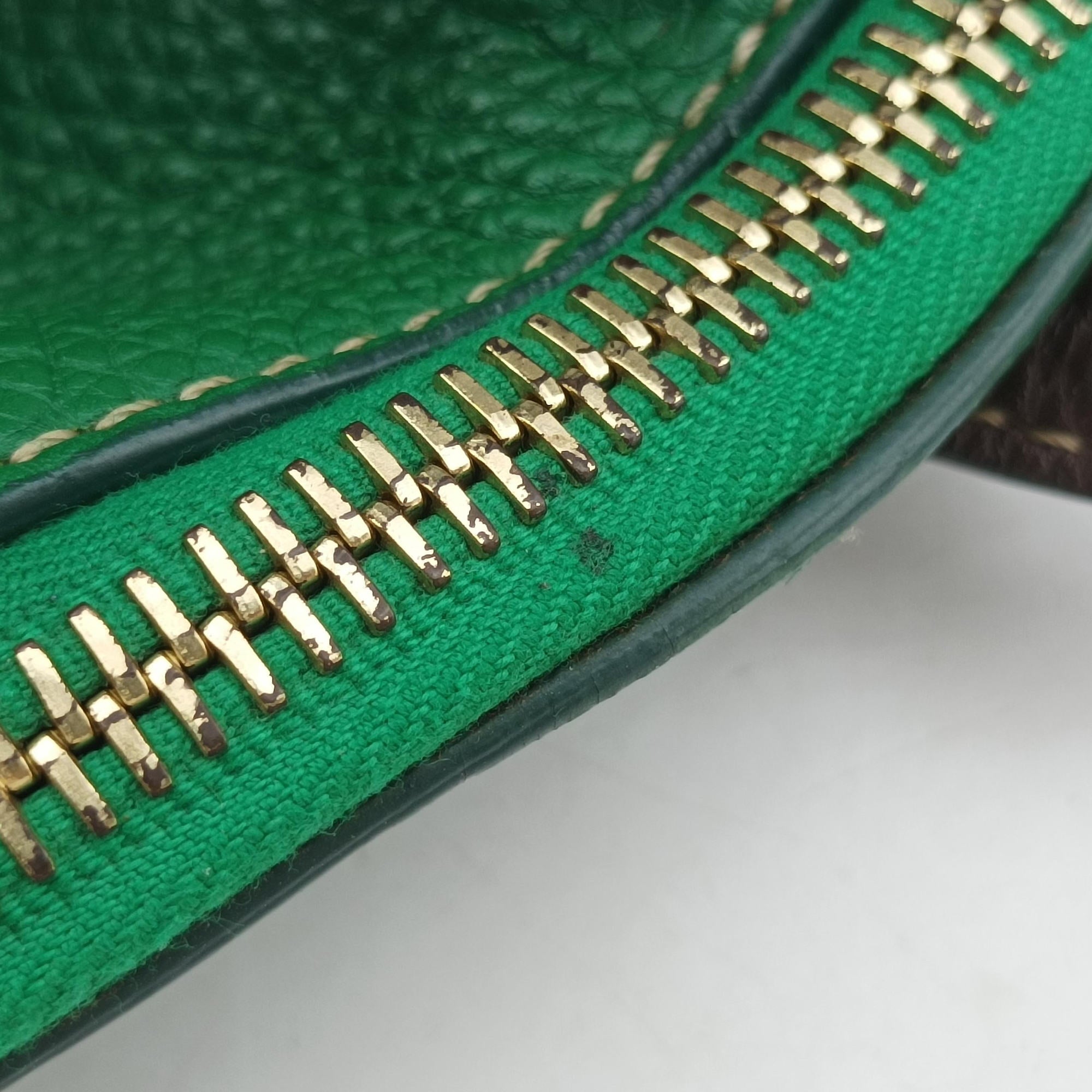 Two Tone Green × Brown Leather 8BN232 8BN232-D7M-129-2372ツートン グリーン × ブラウン レザー 8BN232 8BN232-D7M-129-2372
