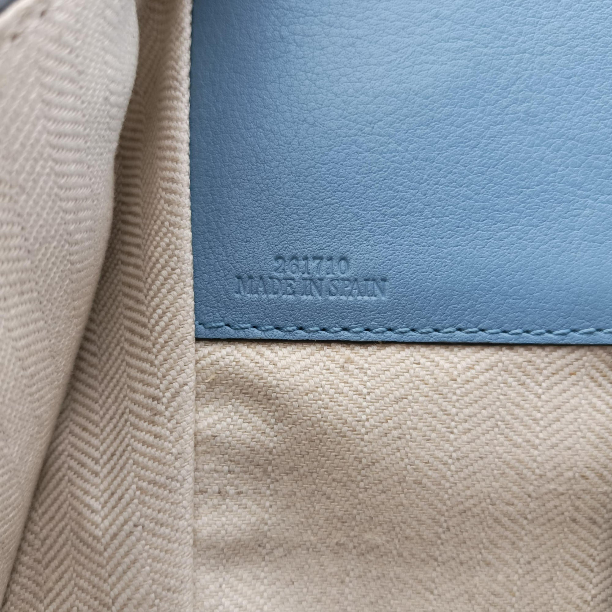 hammock Blue x Light Blue leather 261710ハンモック ブルー×ライトブルー レザー 261710