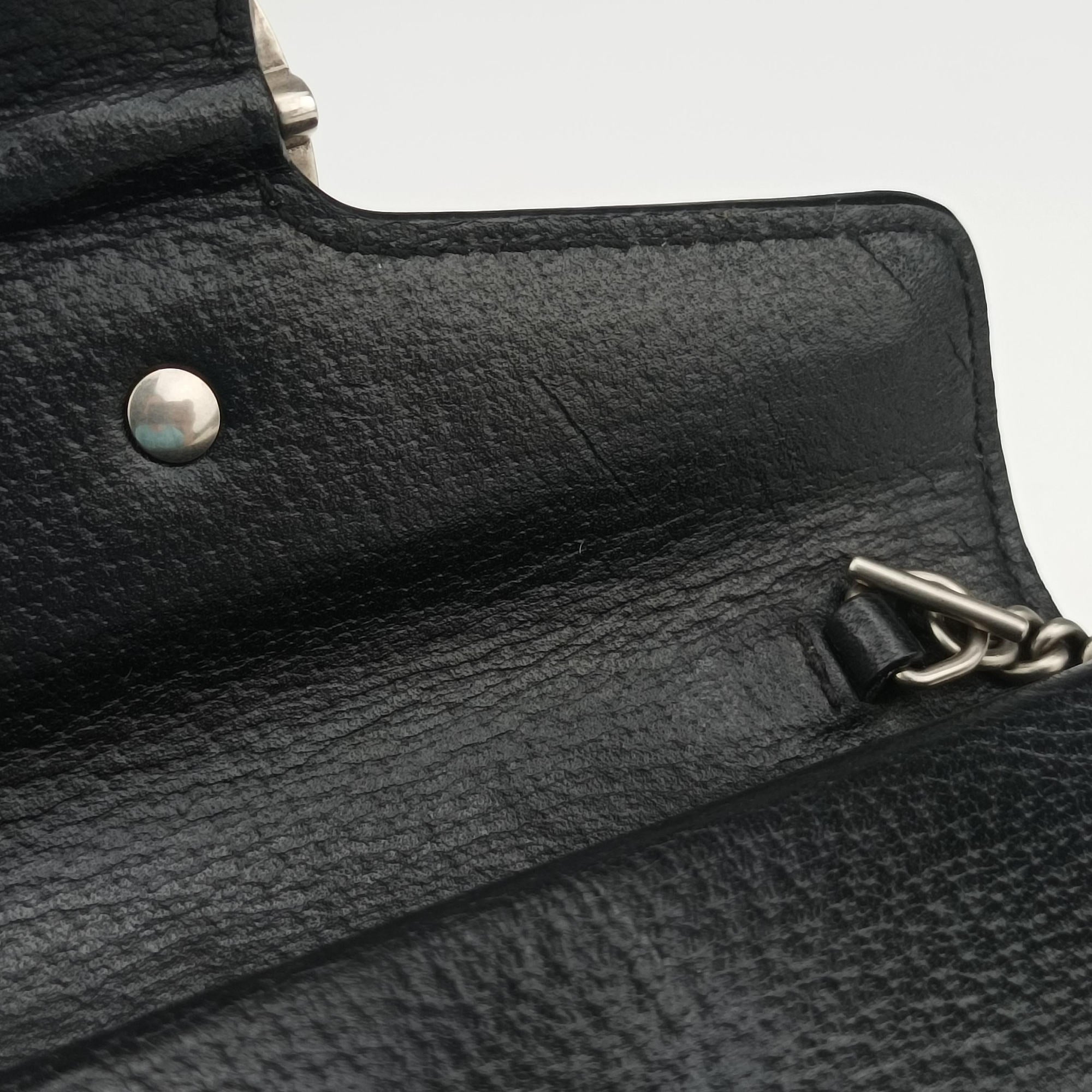 Dionysus Black denim×leather 476432 ディオニュソス ブラック デニム×レザー 476432