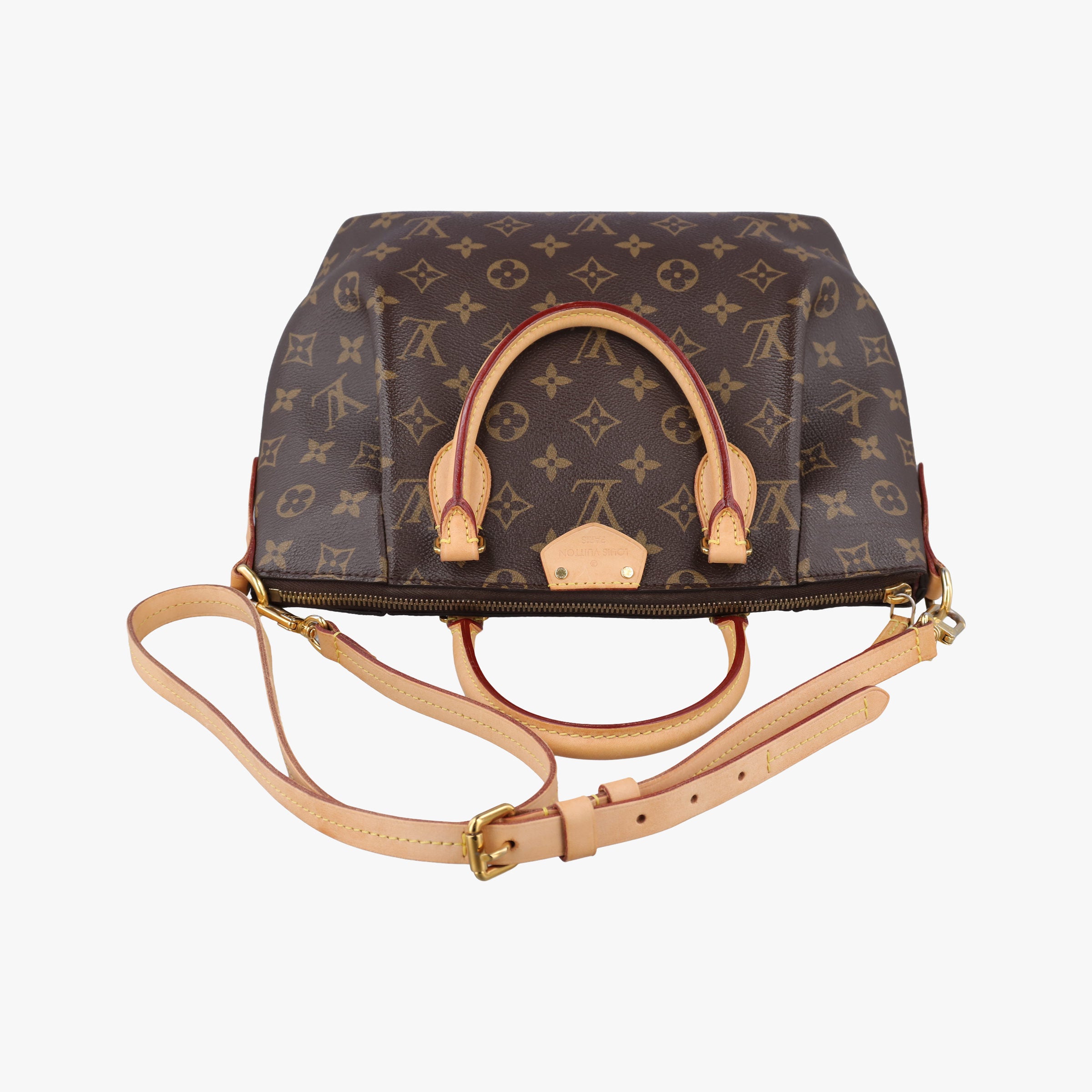 Vintage Louis Vuitton Turen PM brown Monogram Canvas M48813 shoulderbag | stylenewstar