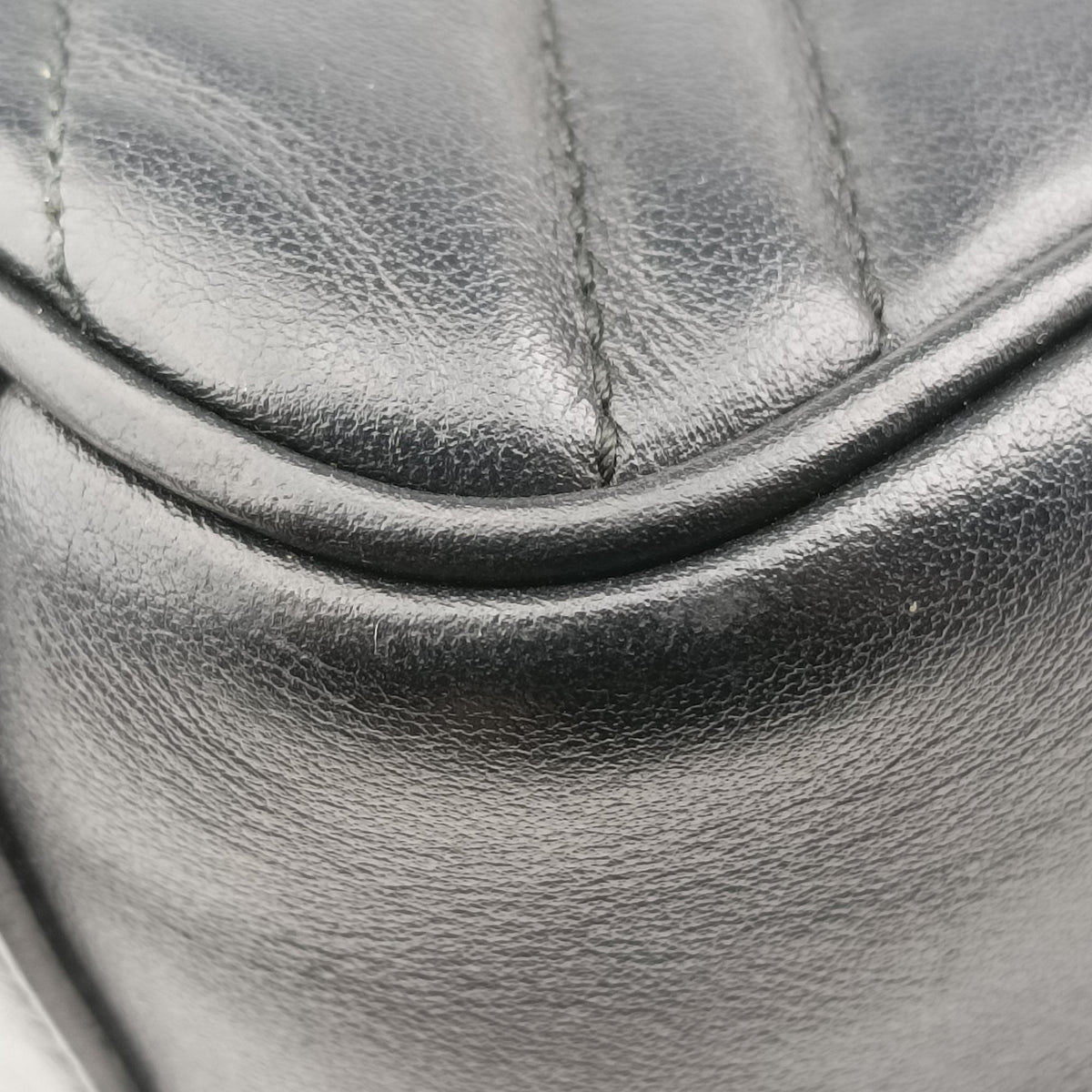 Secondhand Gucci GG Marmont Black Leather 498110 shoulderbag | stylenewstar