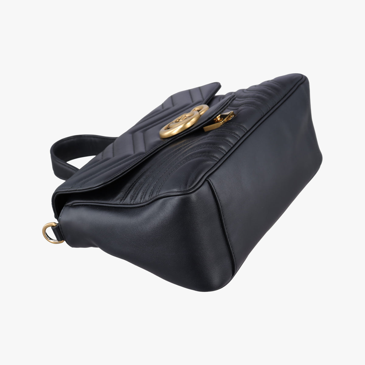 Secondhand Gucci GG Marmont Black Leather 498110 shoulderbag | stylenewstar