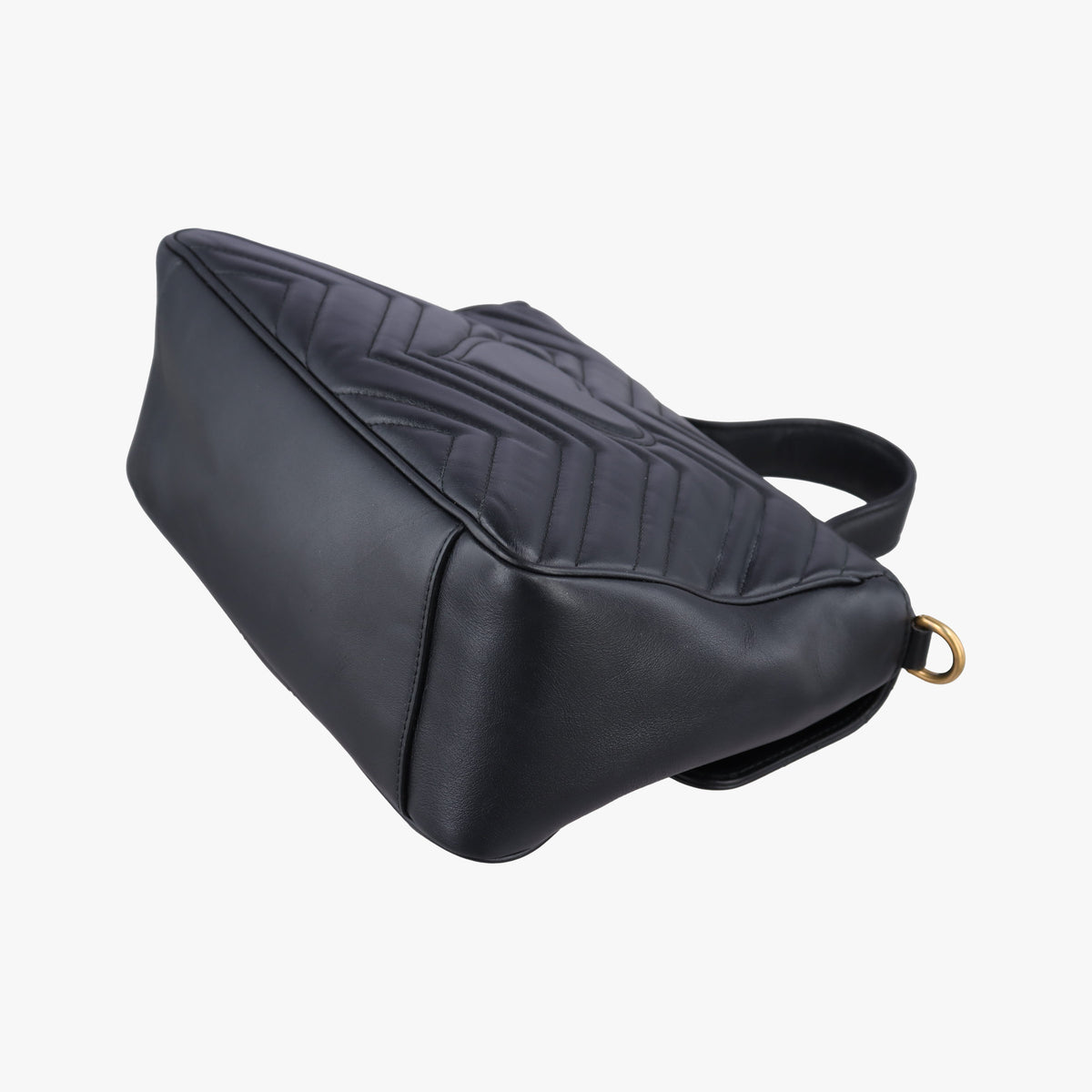 Secondhand Gucci GG Marmont Black Leather 498110 shoulderbag | stylenewstar