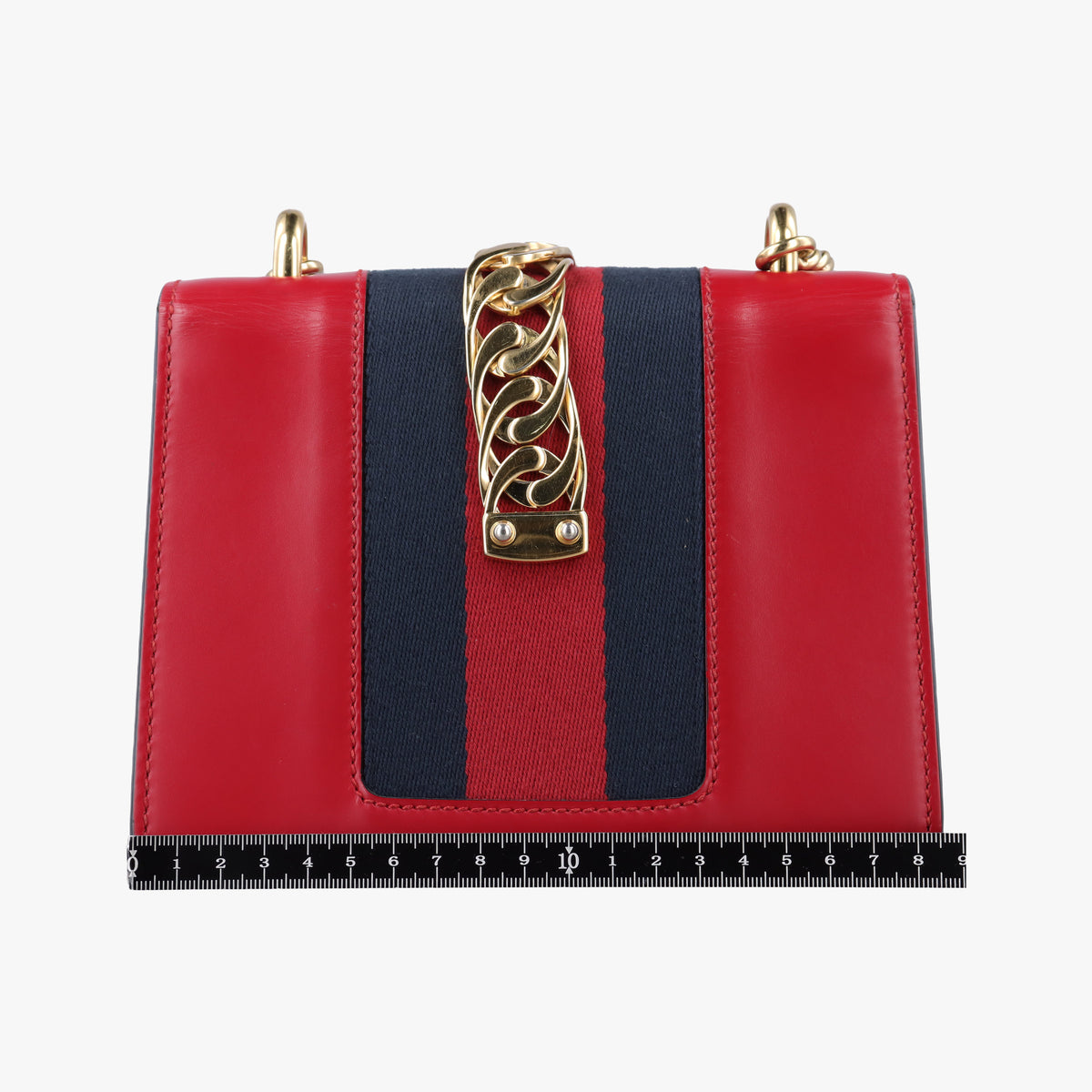 Sylvie Red×Navy Leather 431666 D021246788シルヴィ レッド×ネイビー レザー 431666 D021246788