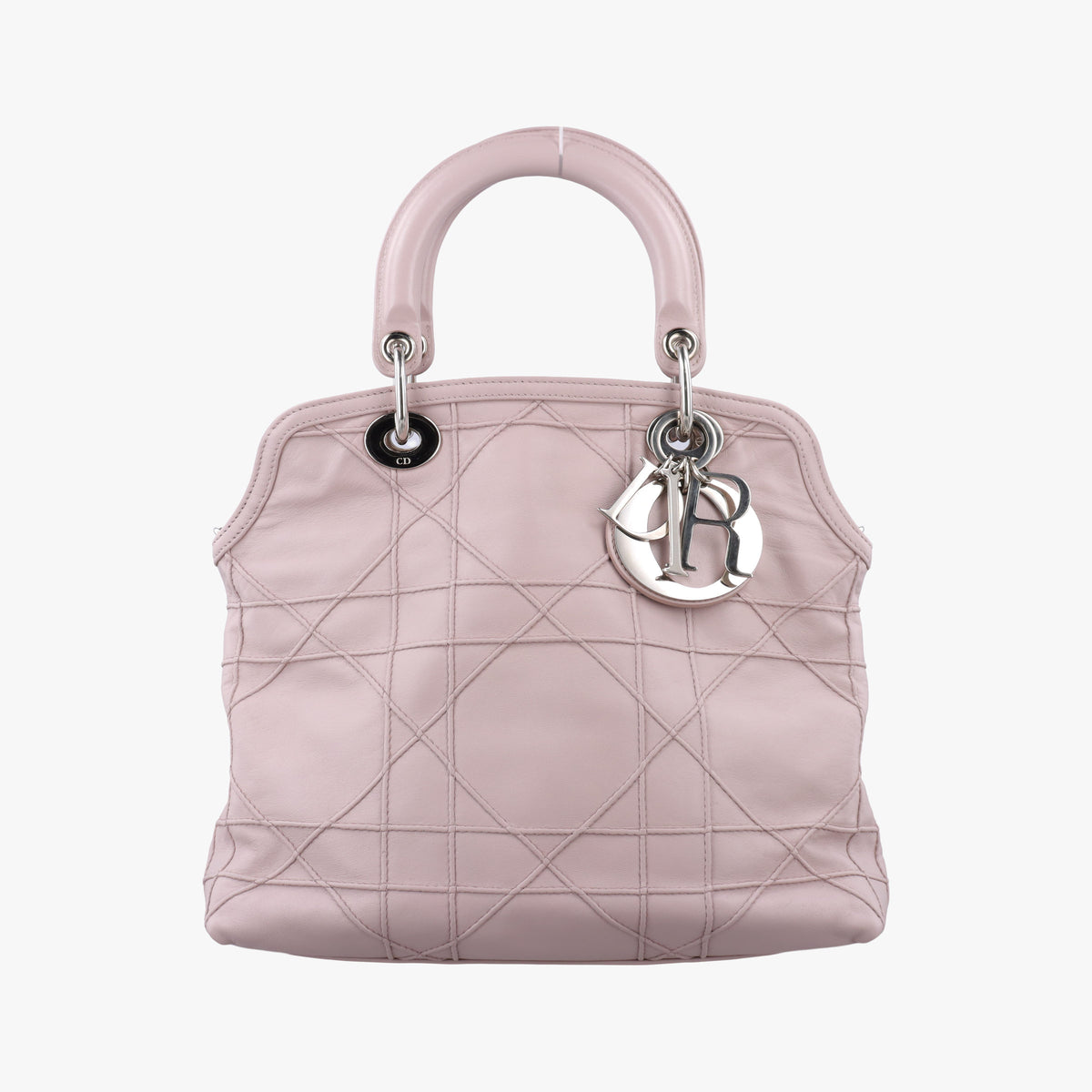 Pre-owned Christian Dior Granville Pink lambskin handbag | stylenewstar