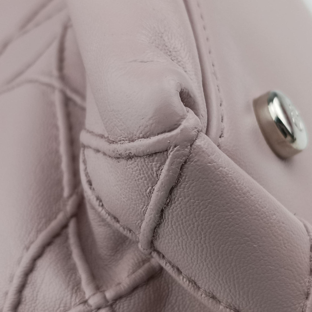 Pre-owned Christian Dior Granville Pink lambskin handbag | stylenewstar