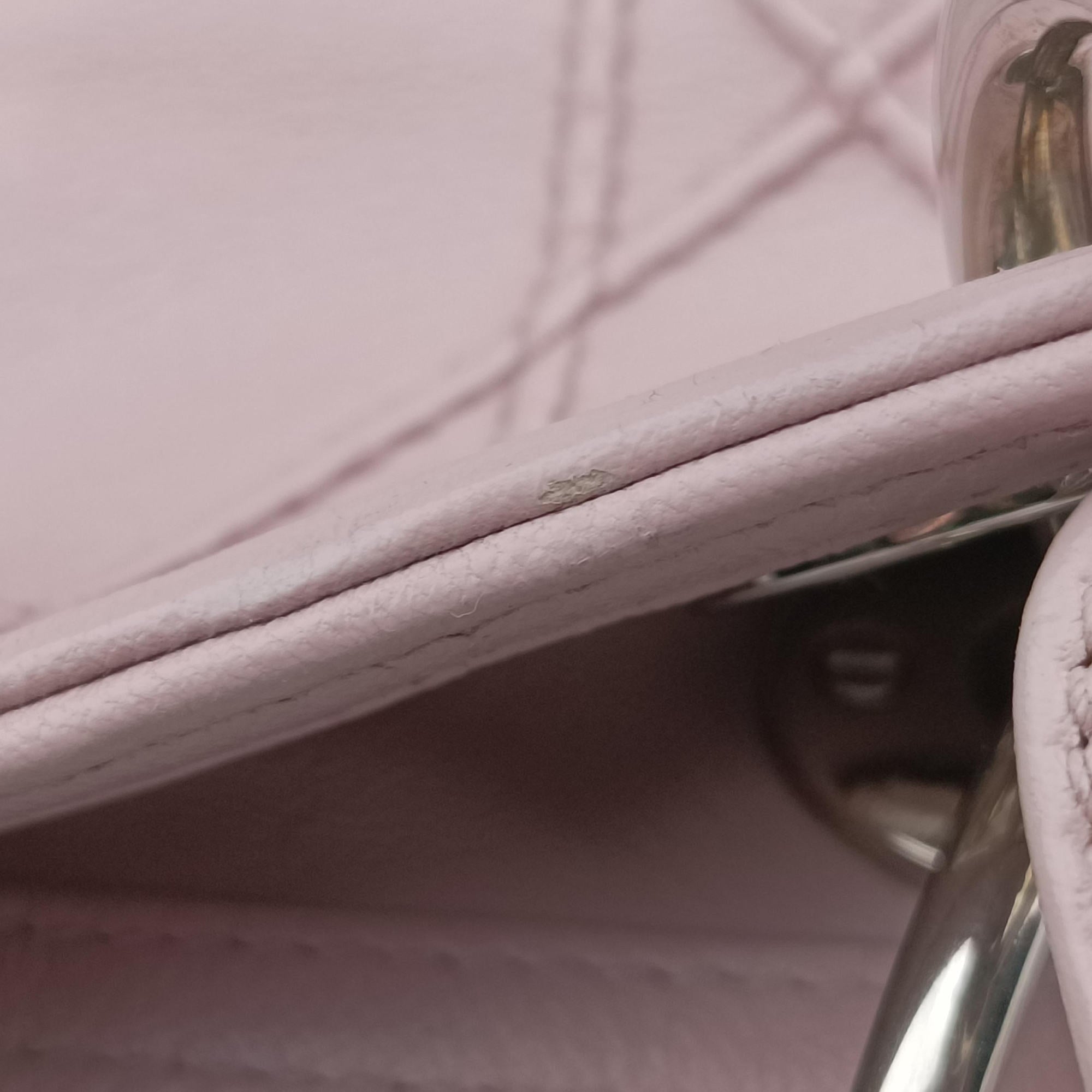 Pre-owned Christian Dior Granville Pink lambskin handbag | stylenewstar