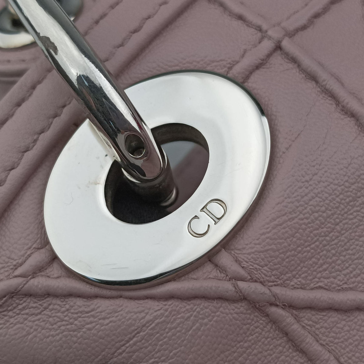 Pre-owned Christian Dior Granville Pink lambskin handbag | stylenewstar