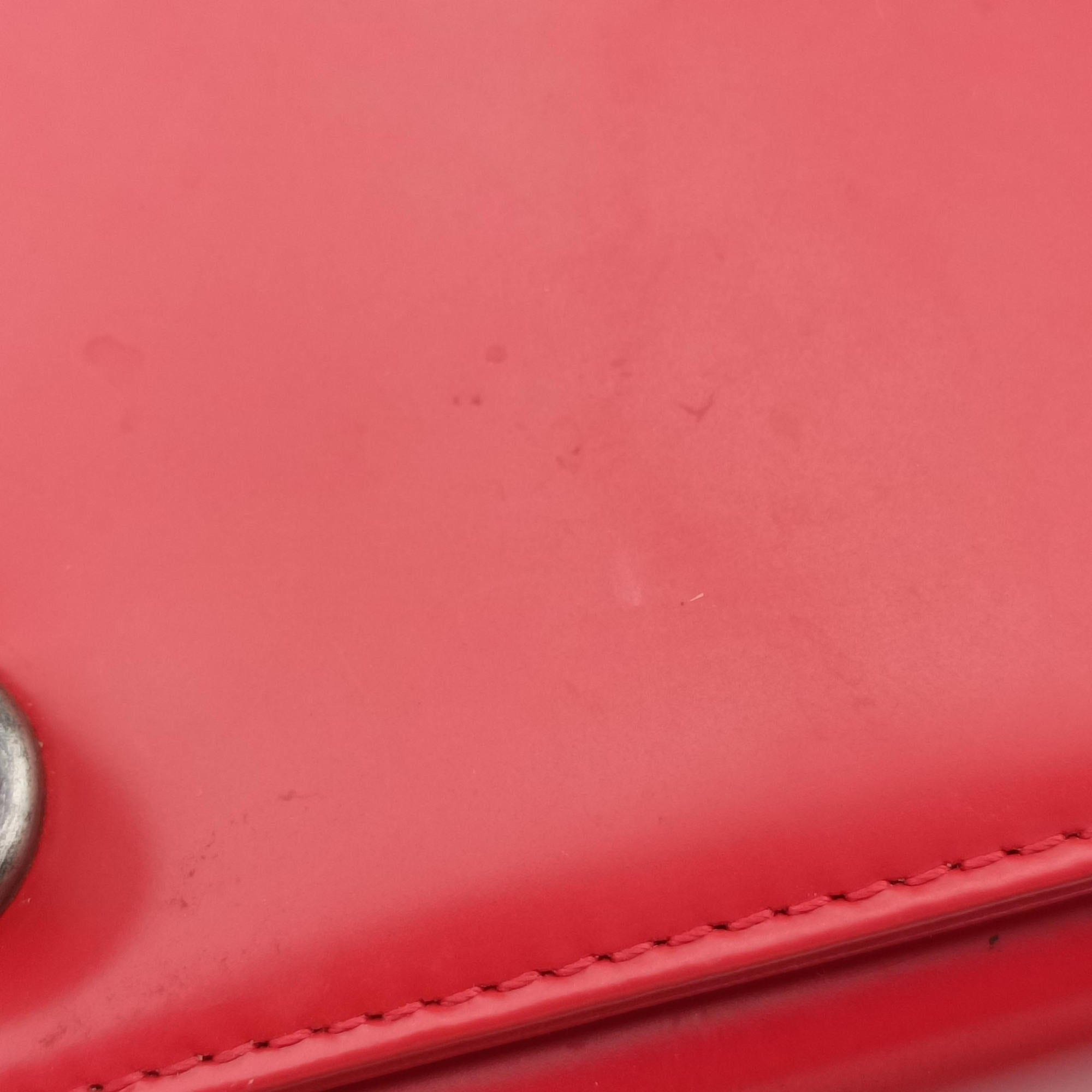 Pre-owned Chanel BOY CHANEL Red Leather A67086 shoulderbag | stylenewstar