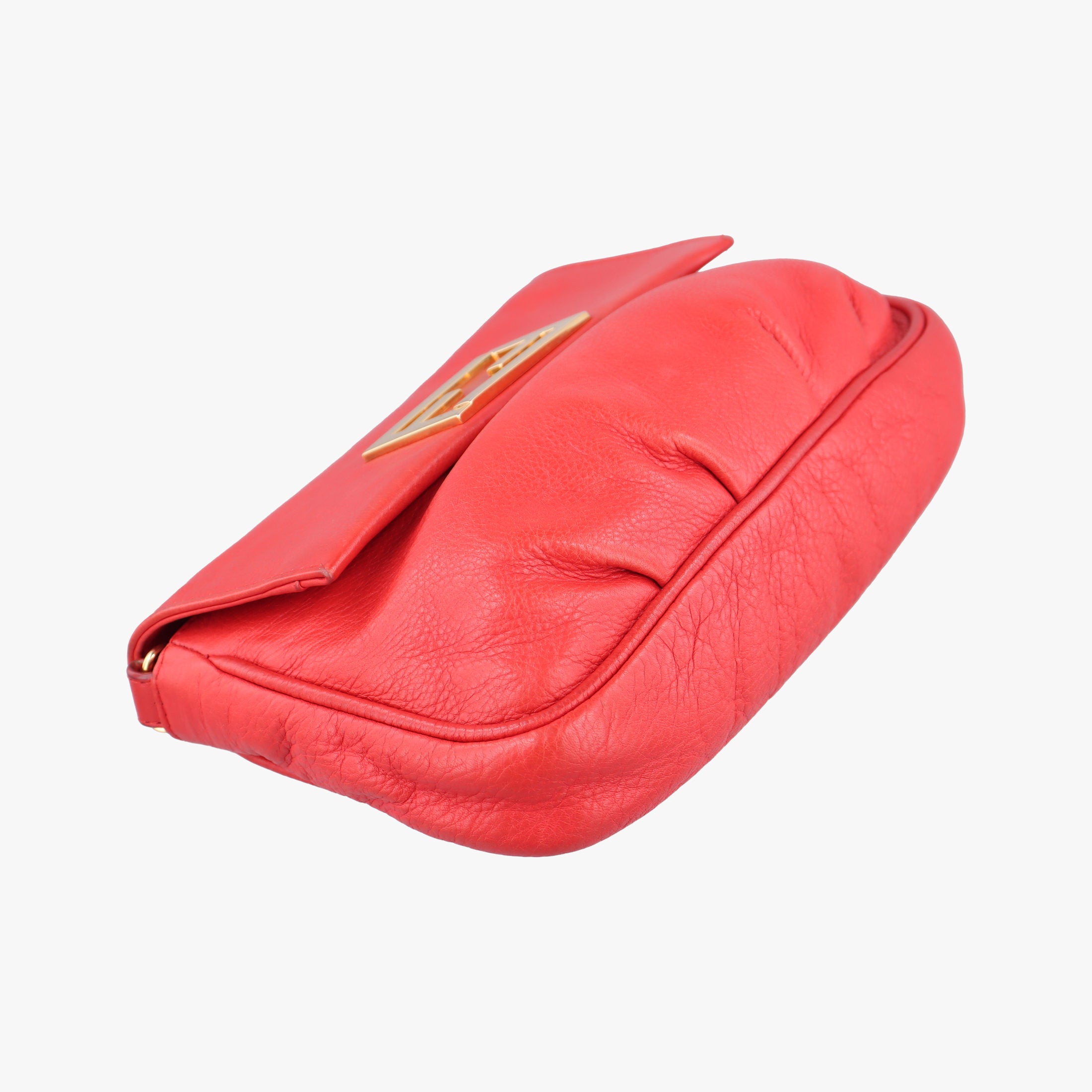 Fendista Pochette Red Leather 8M0276 8M0276-ANG-128-2566フェンディスタ ポシェット レッド レザー 8M0276 8M0276-ANG-128-2566