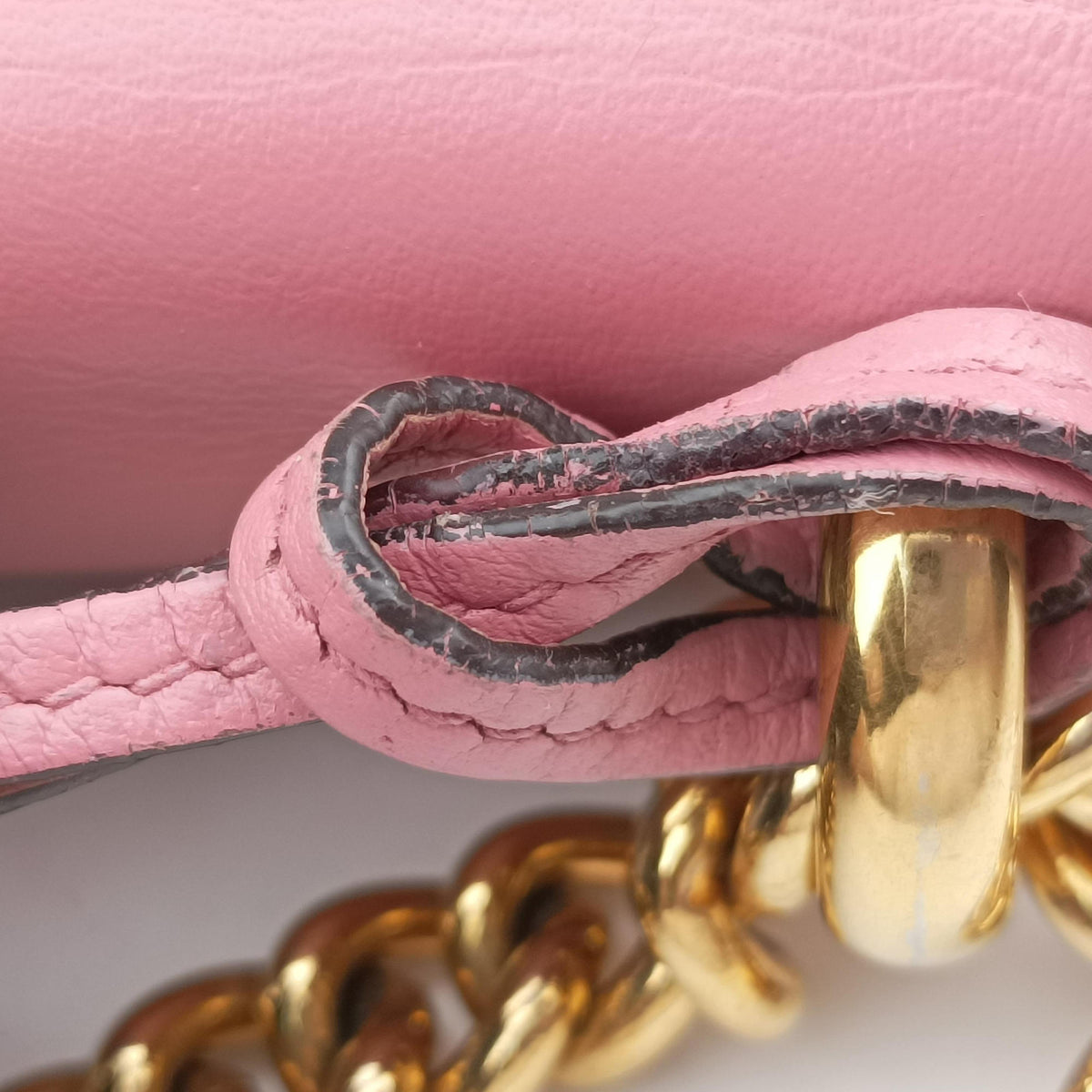 Pre-owned Gucci Padlock Pink Leather 432182 shoulderbag | stylenewstar