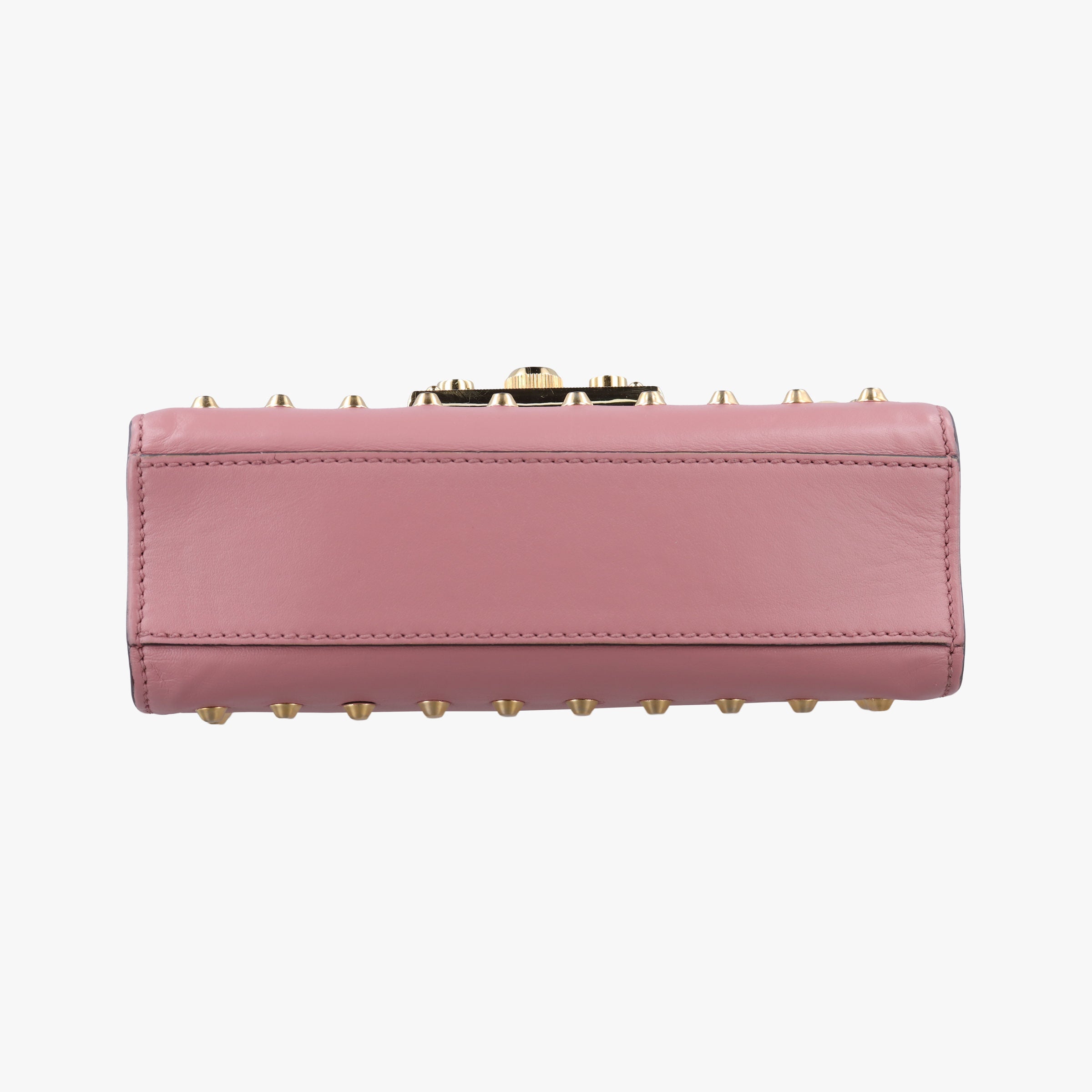 Pre-owned Gucci Padlock Pink Leather 432182 shoulderbag | stylenewstar