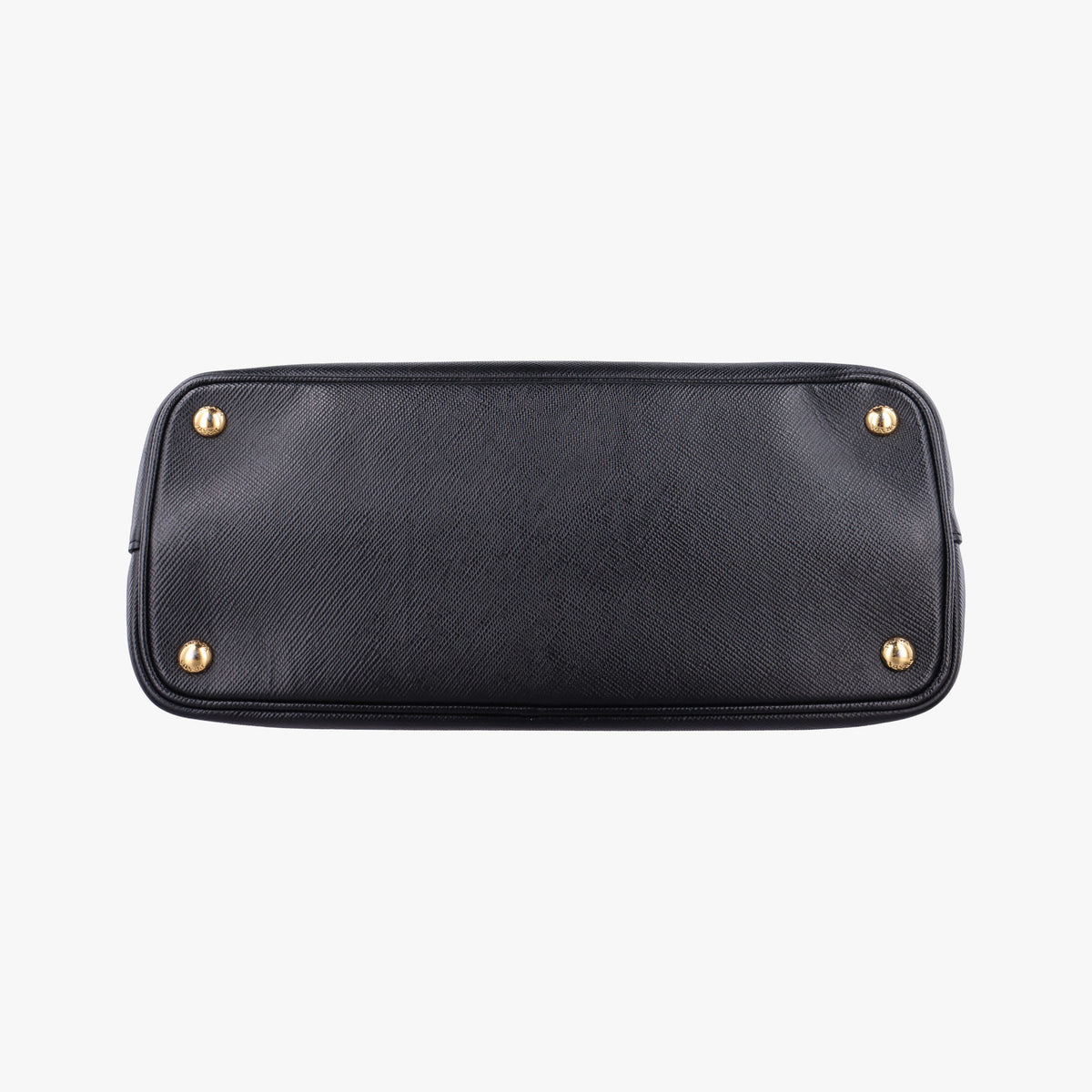 Vintage Prada Double Cuir Black SAFFIANO Leather B2756T handbag | stylenewstar