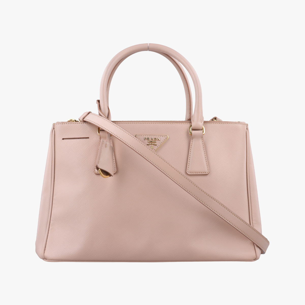 Vintage Prada Galleria Pink SAFFIANO Leather BN1874 shoulderbag | stylenewstar