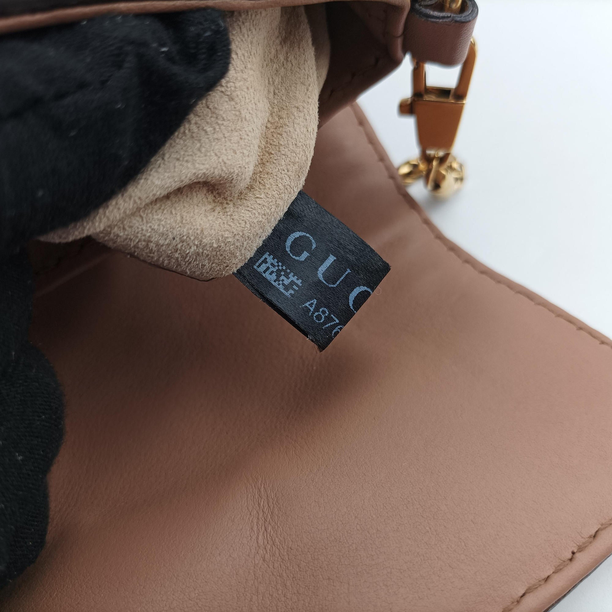 Pre-owned Gucci Snaffle Bit Brown leather 263984 handbag | stylenewstar