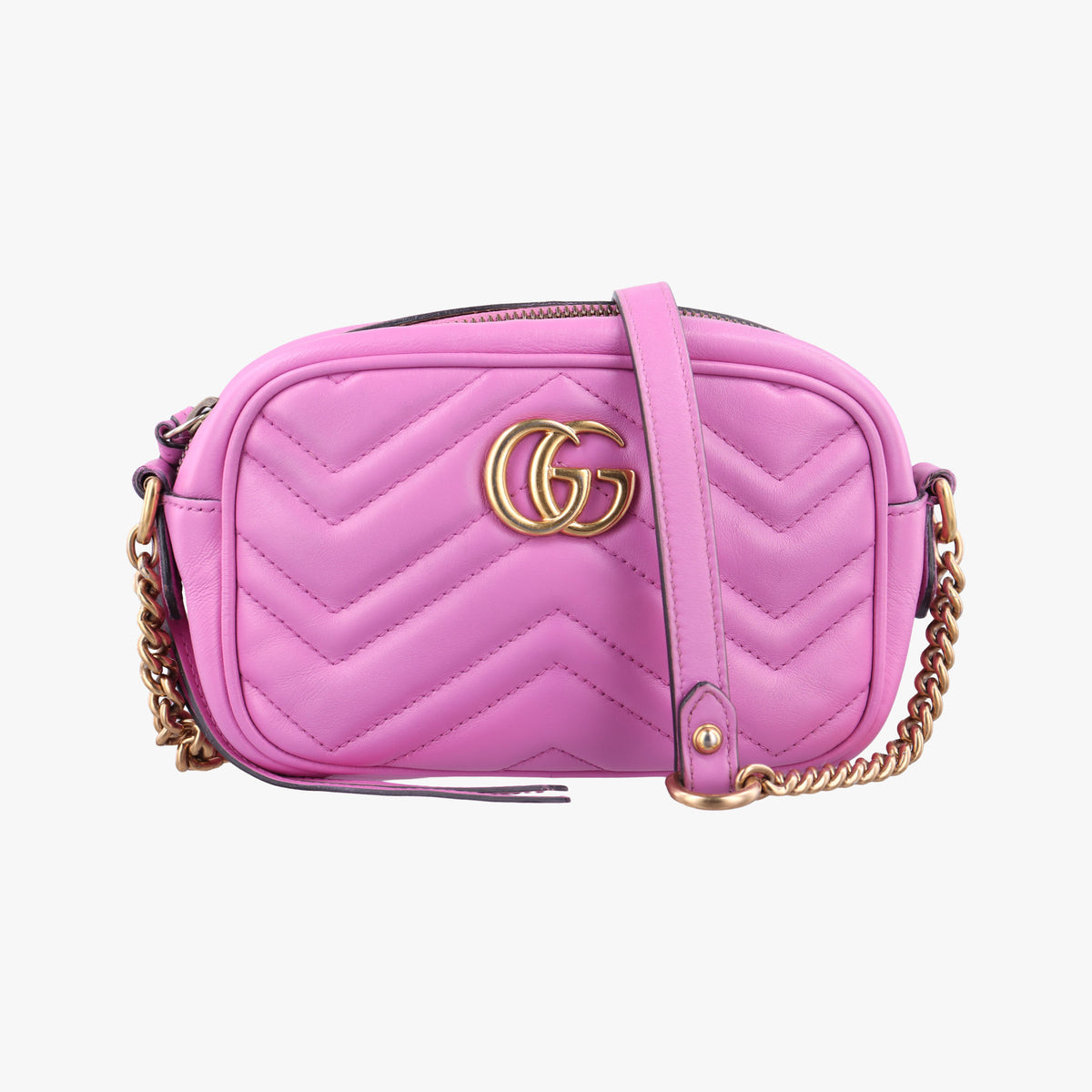 GG Marmont Pink Leather 448065 I020588318GGマーモント ピンク レザー 448065 I020588318