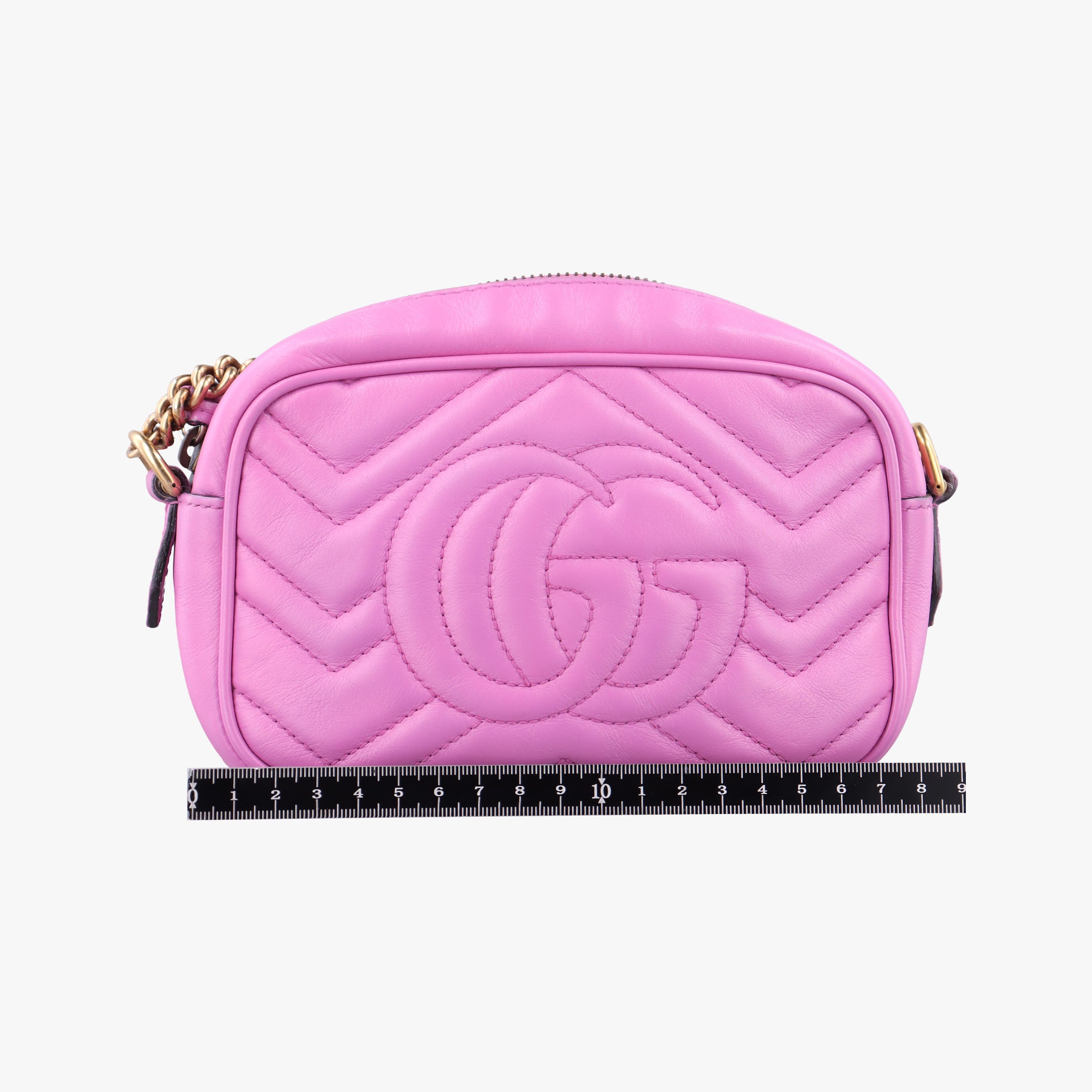 GG Marmont Pink Leather 448065 I020588318GGマーモント ピンク レザー 448065 I020588318