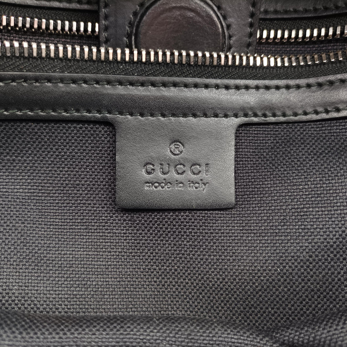 Pre-owned Gucci GG Supreme Tiger Black PVC coated canvas 495559 handbag | stylenewstar
