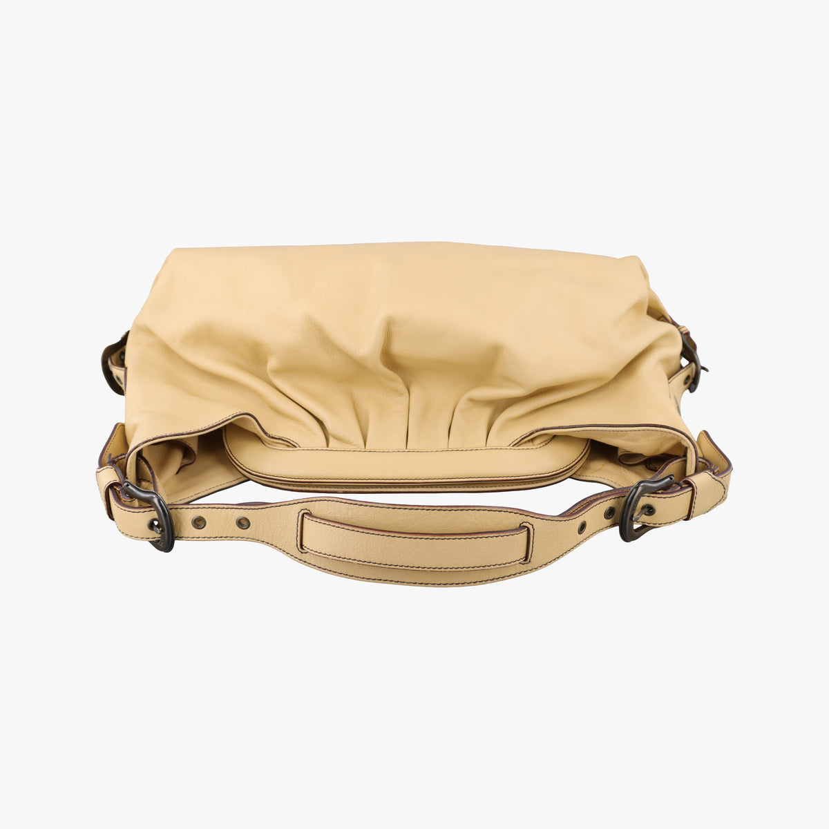 Pre-owned Fendi Toile de Cuir Yellow Leather 8BR579 handbag | stylenewstar