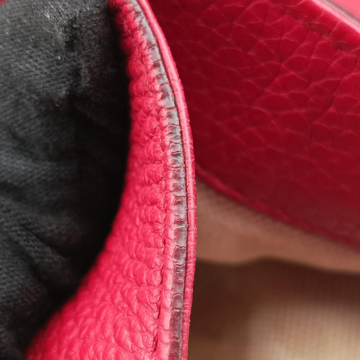 GG Marmont Red Leather 421890 Lot number unknownGGマーモント レッド レザー 421890 製番不明
