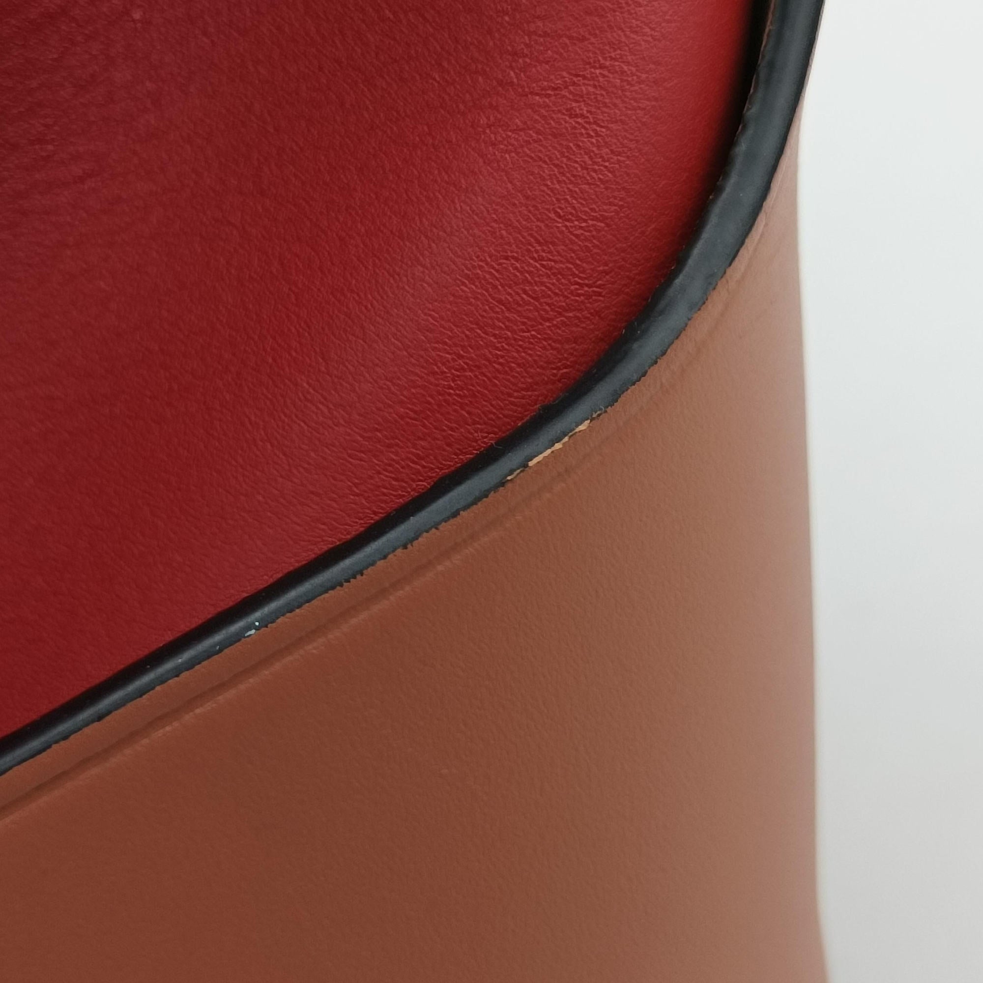 balloon Red x Brown leather 262027バルーン レッド x ブラウン レザー 262027