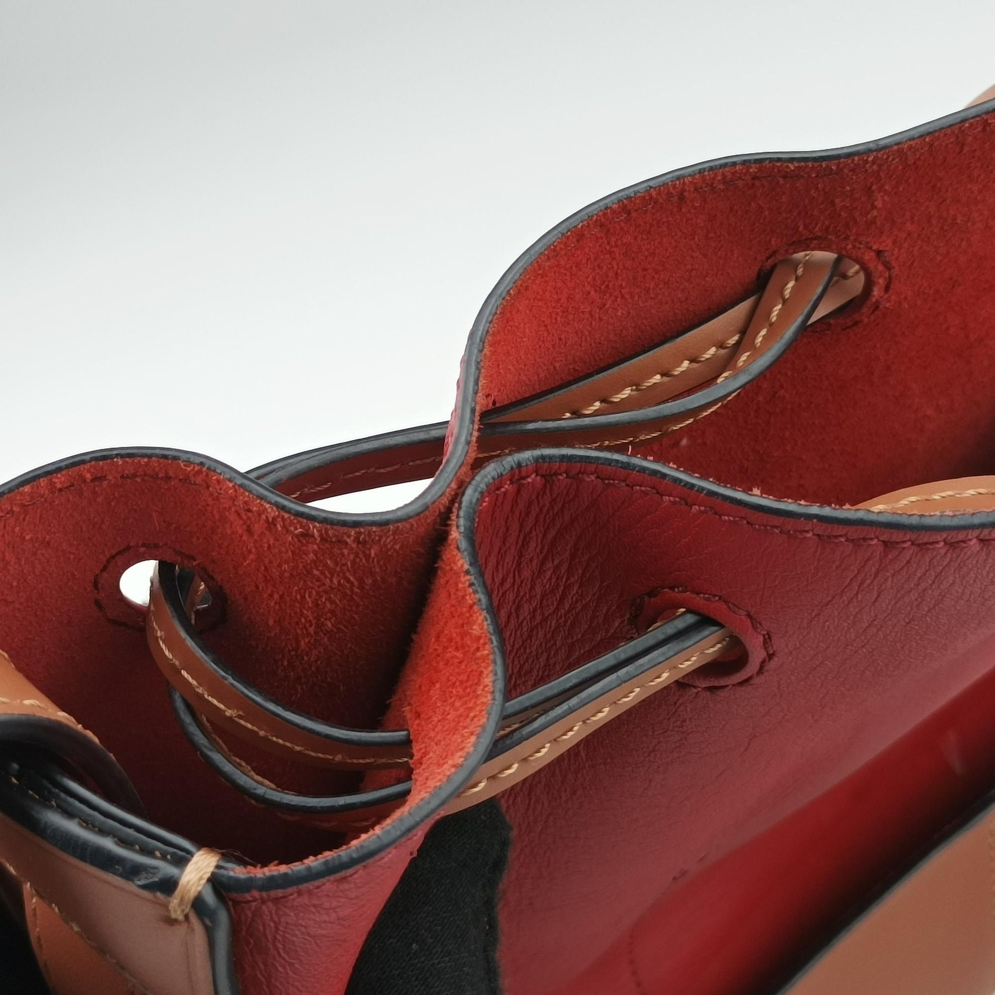 balloon Red x Brown leather 262027バルーン レッド x ブラウン レザー 262027